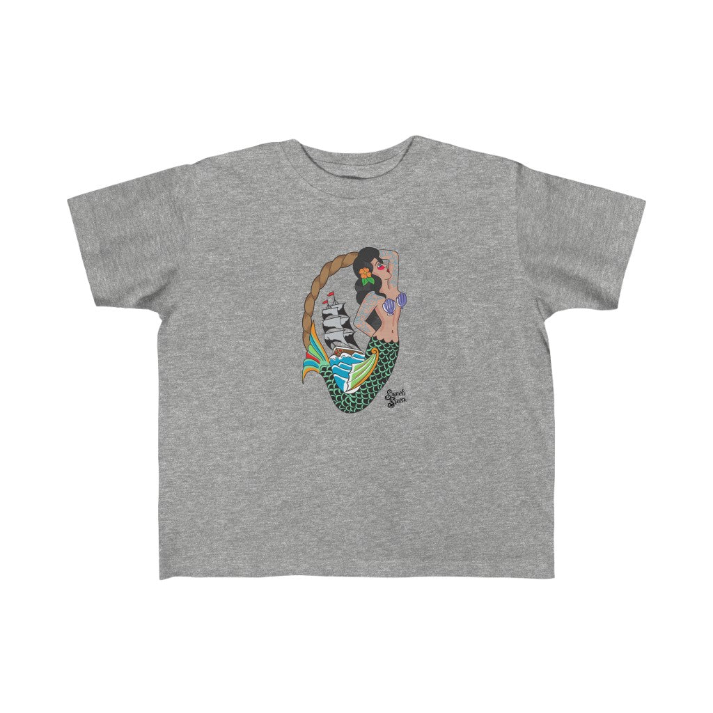 Sweet Siren Mermaid - Toddler Jersey Tee