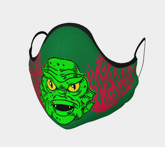 Creature Head & Coral - Non Medical Face Covering