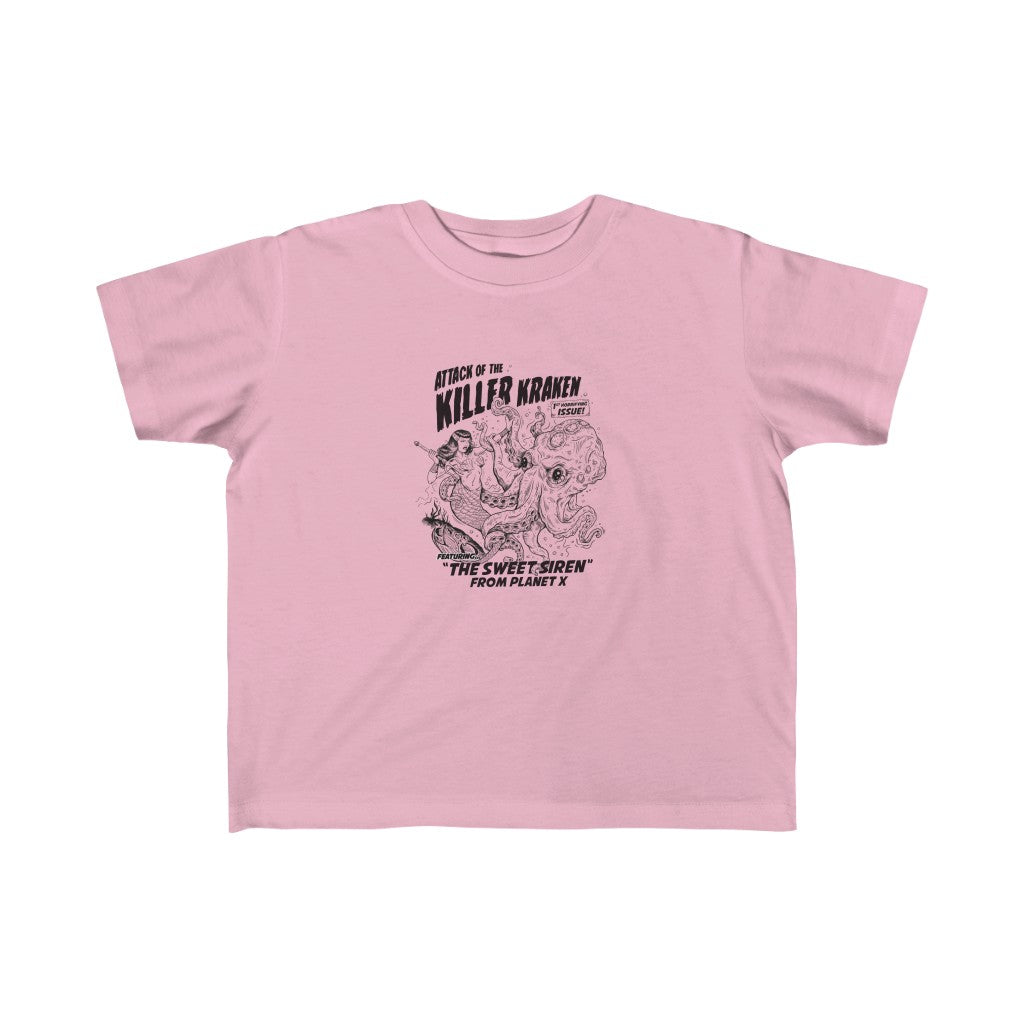 Attack of the Killer Kraken! - Toddler Jersey Tee