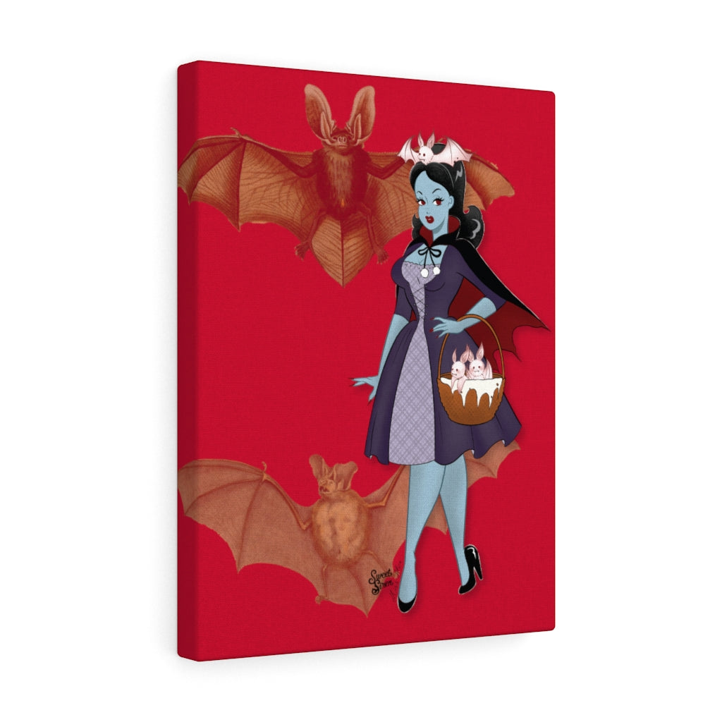 Vampire Bat Lady - Canvas Print