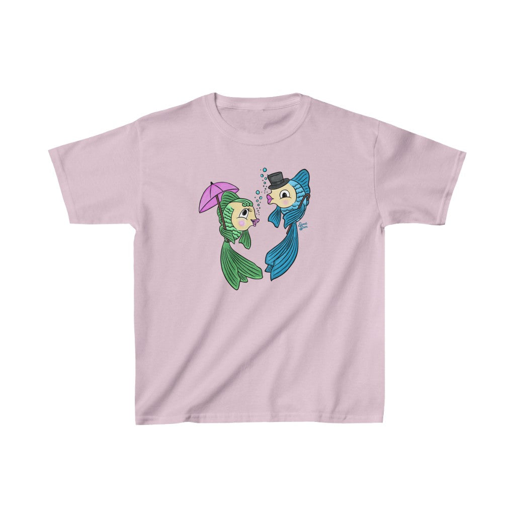 Dapper Fish Couple - Youth Kids Tee