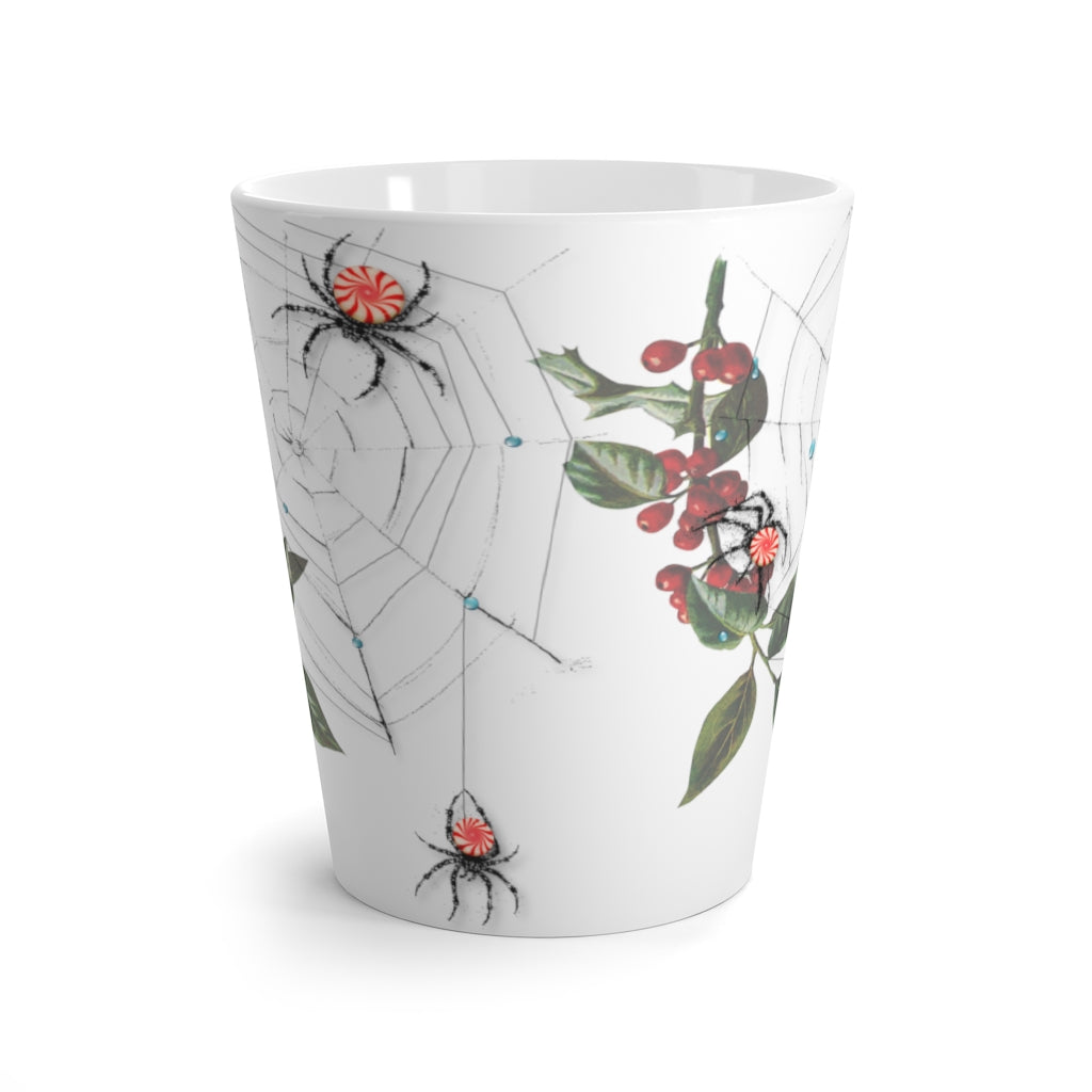 Peppermint Spiderweb - Latte Mug