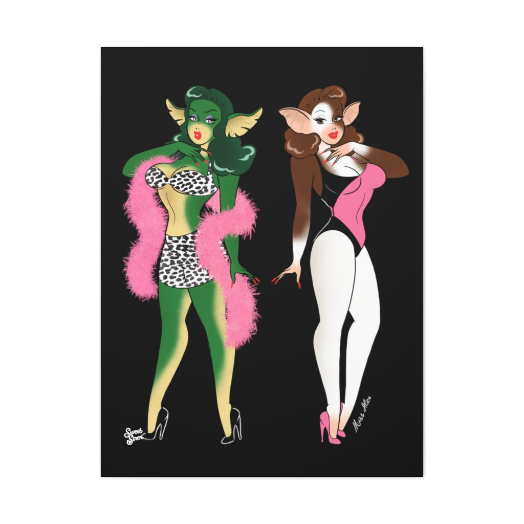 Gremlin Babes - Canvas Print