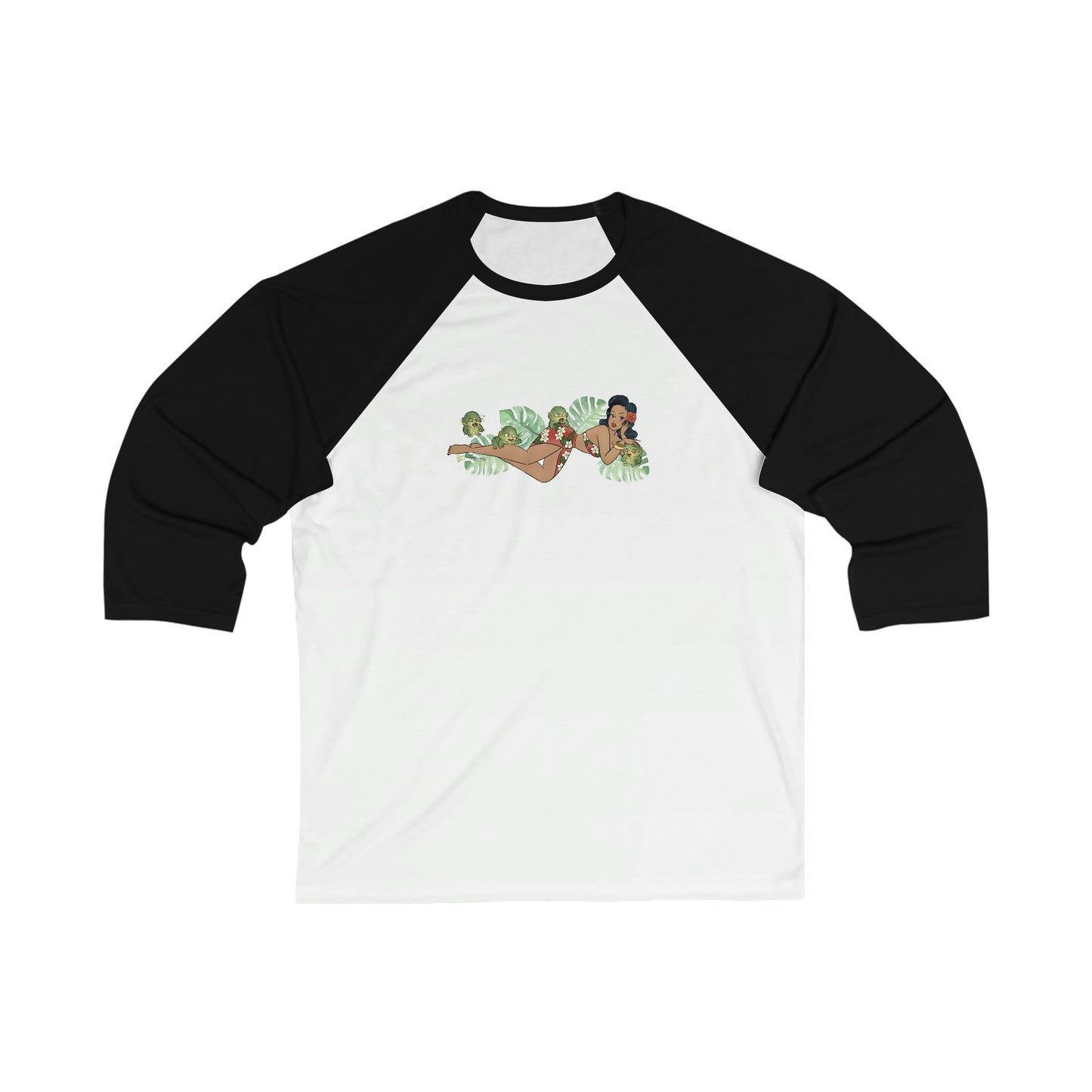 Creature Babies - Unisex 3\4 Sleeve Baseball Tee