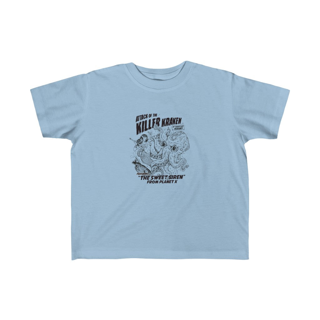 Attack of the Killer Kraken! - Toddler Jersey Tee