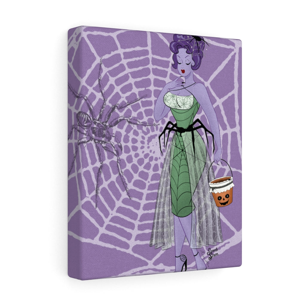 Spiderweb Babe - Canvas