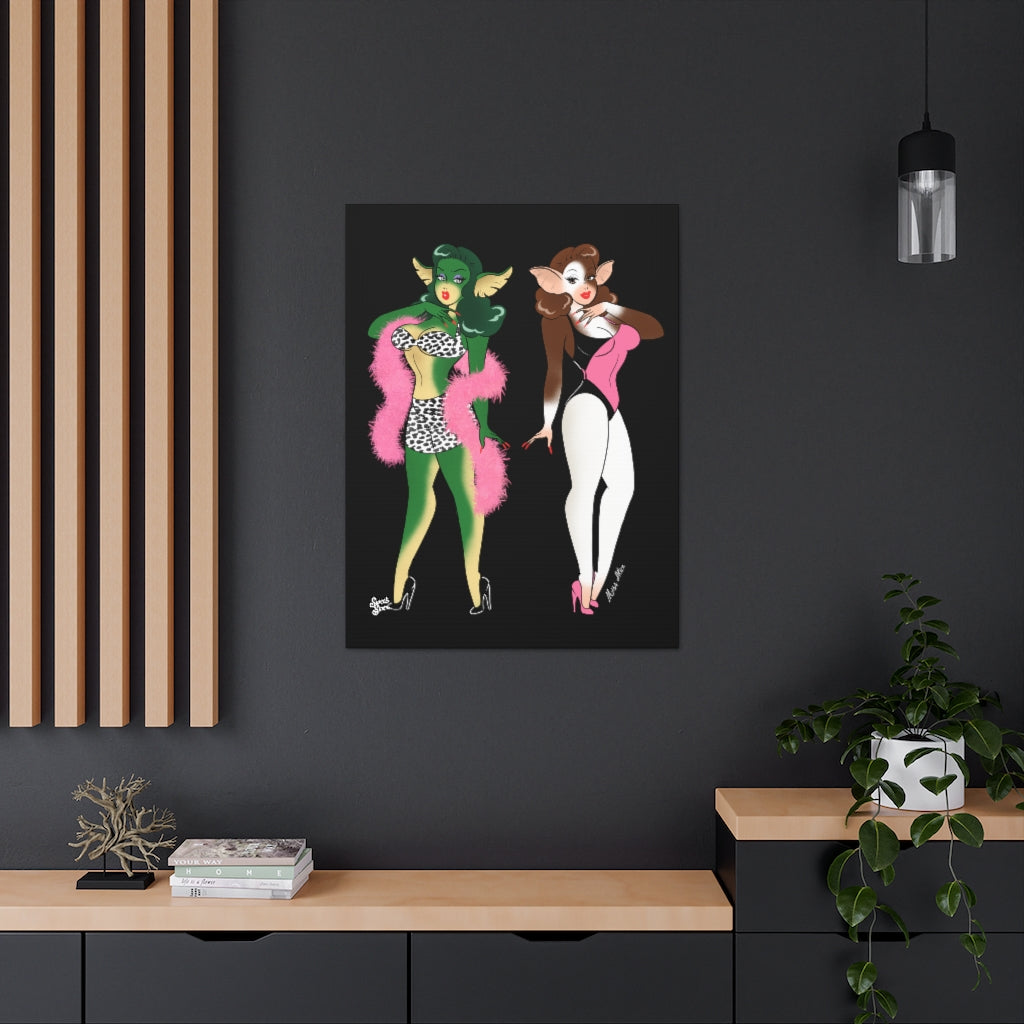 Gremlin Babes - Canvas Print