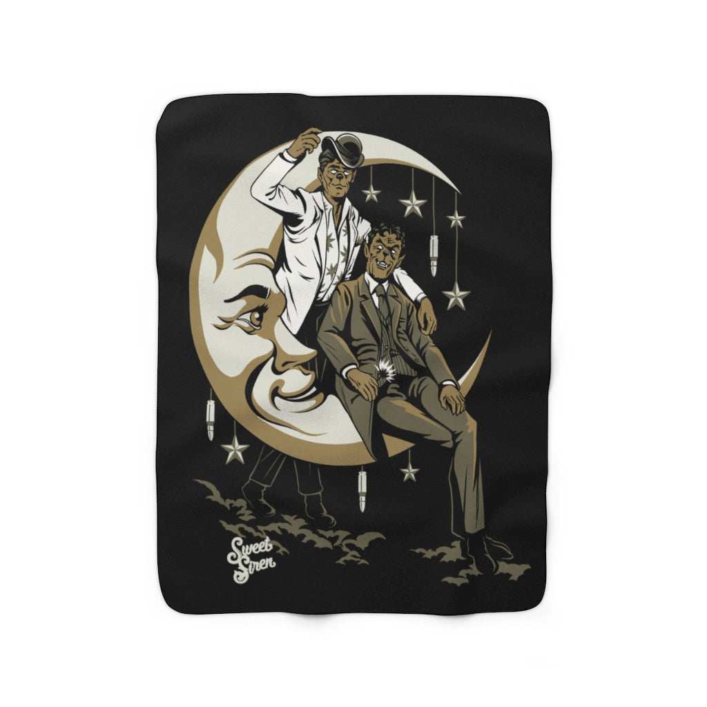 QueenS of the Night - Sherpa Fleece Blanket