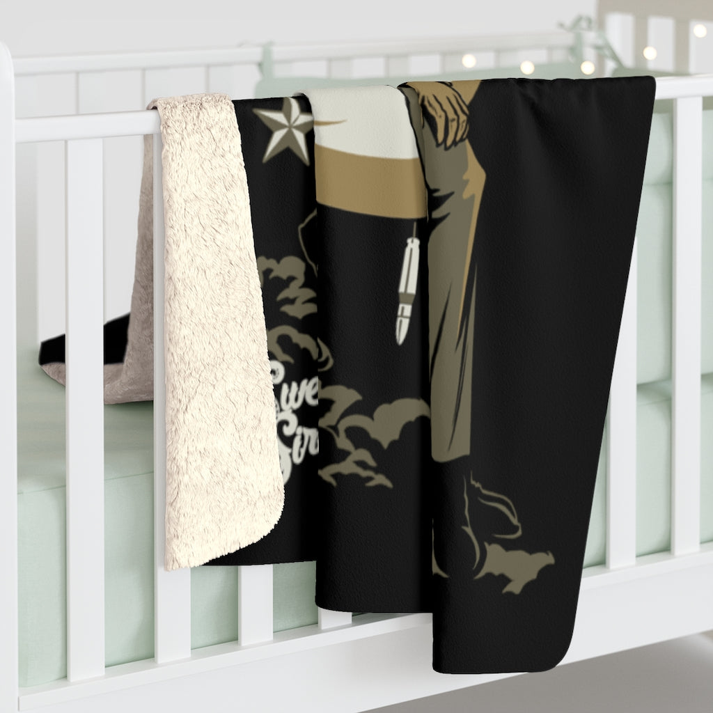 QueenS of the Night - Sherpa Fleece Blanket