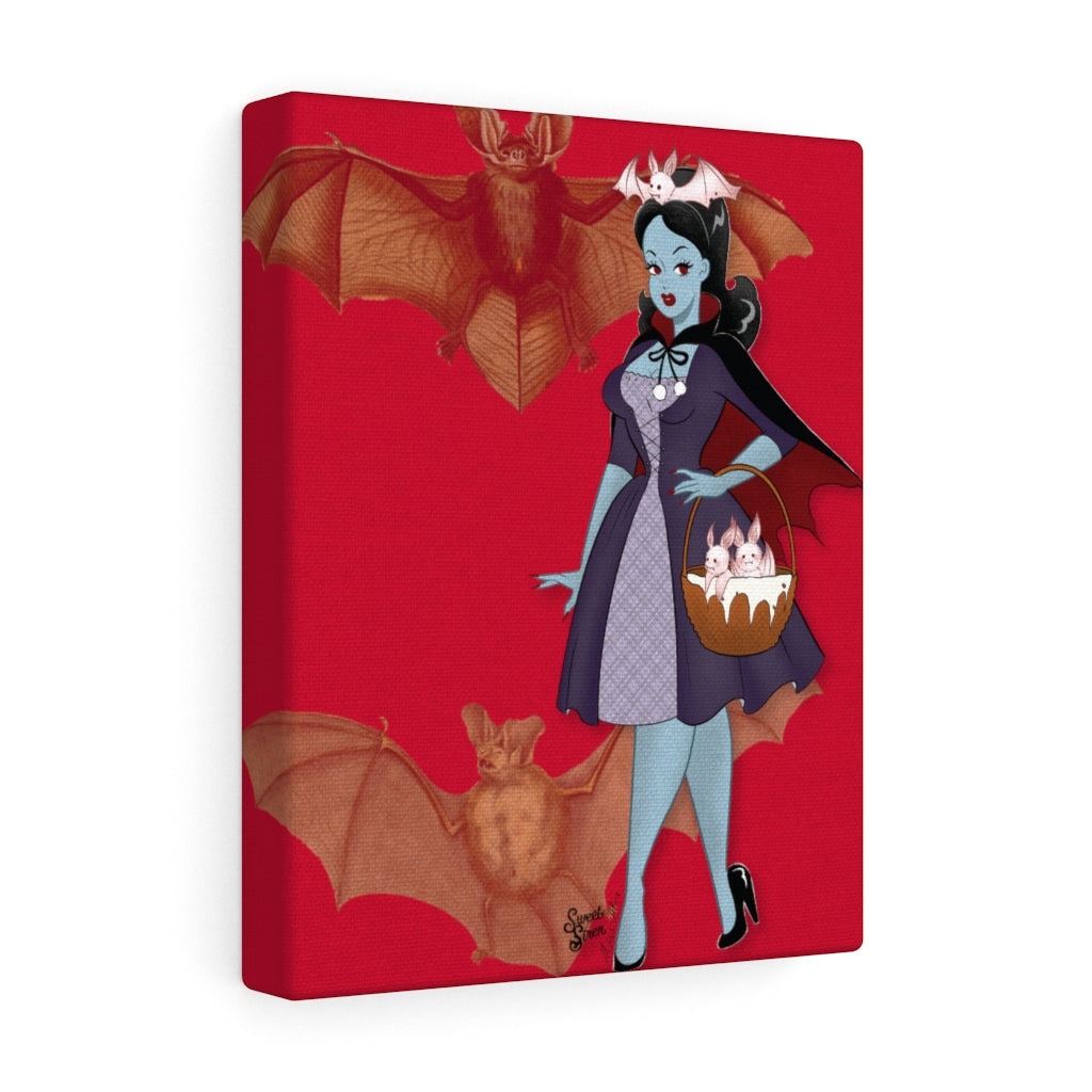 Vampire Bat Lady - Canvas Print
