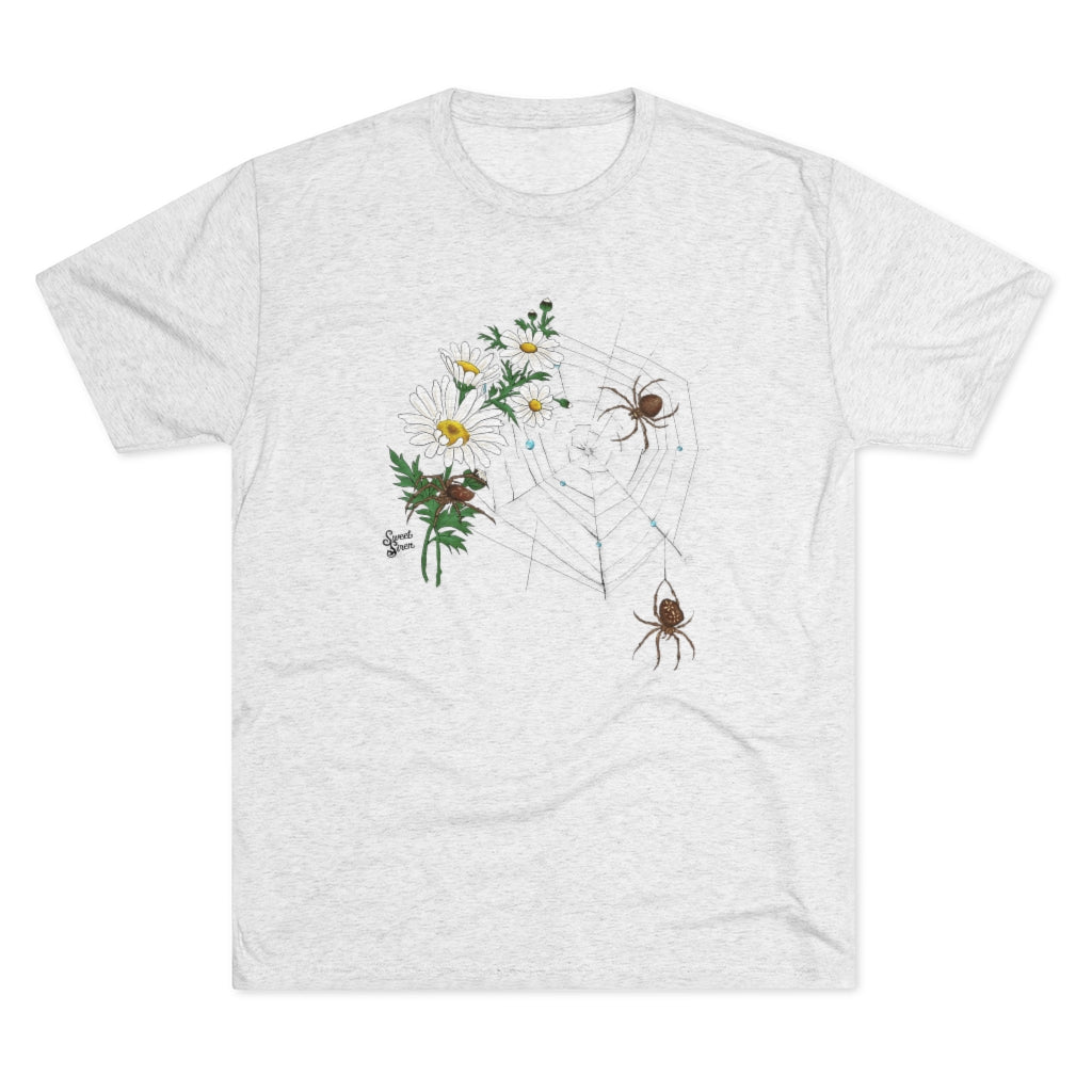 Daisy Spiderweb - Unisex Tri-Blend Crew Tee