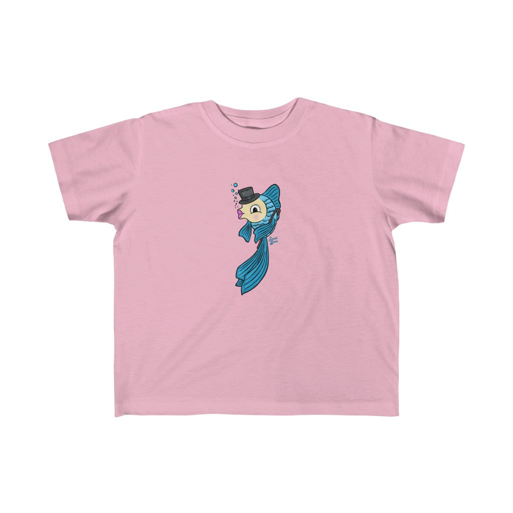 Dapper Fish Gentleman - Toddler Jersey Tee