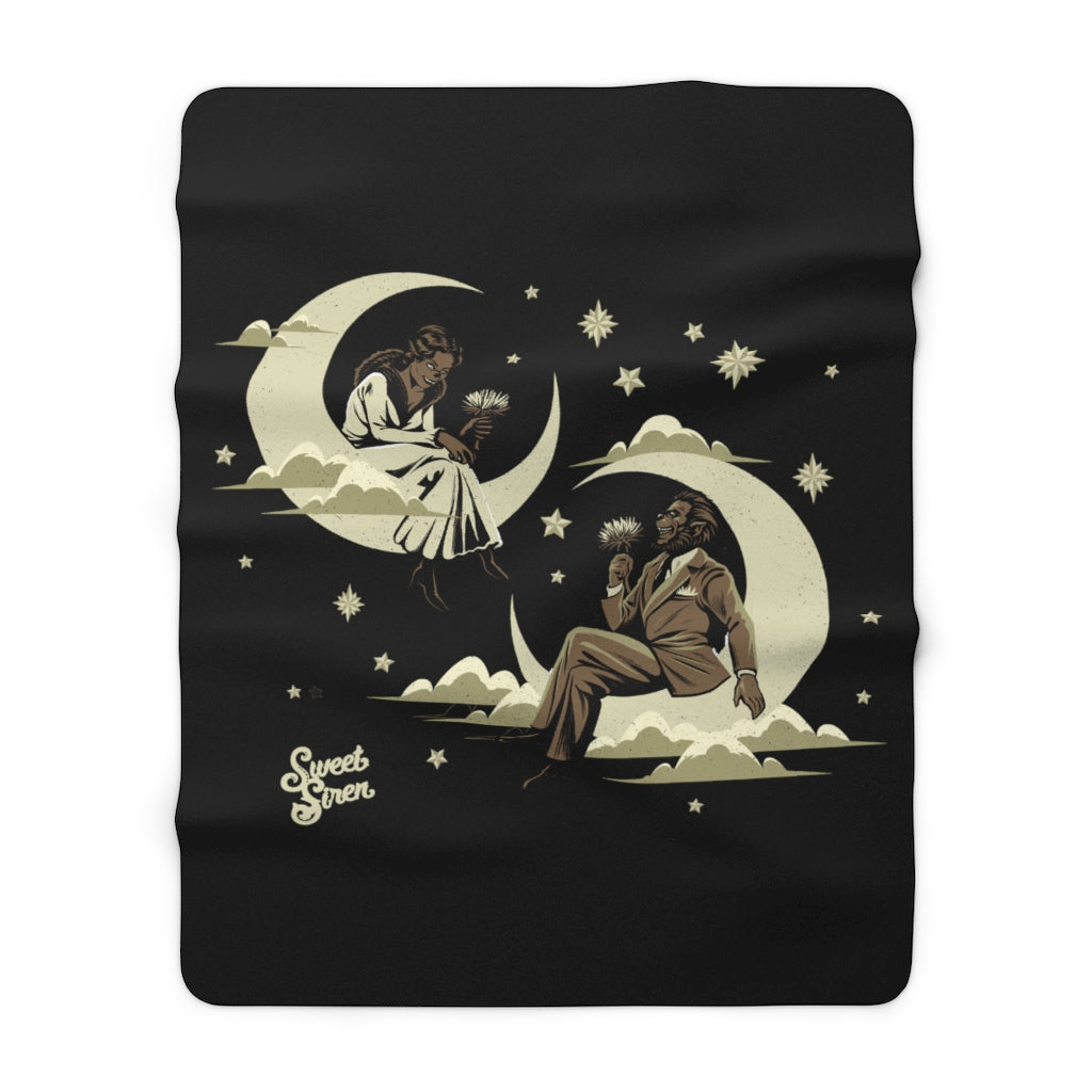 Queen of the Night - Sherpa Fleece Blanket