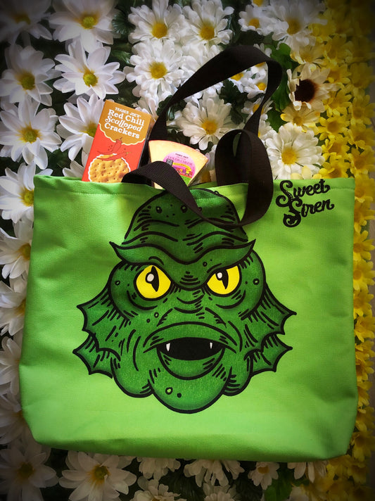 Creature Head - Beach Tote