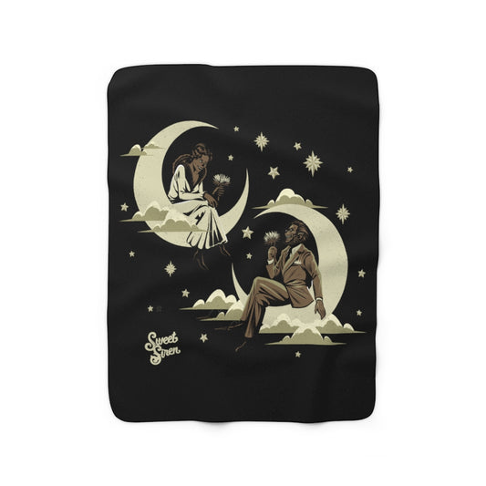 Queen of the Night - Sherpa Fleece Blanket