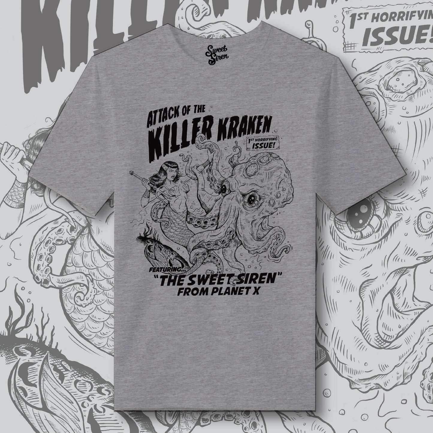 Attack of the Killer Kraken! - Unisex Tee