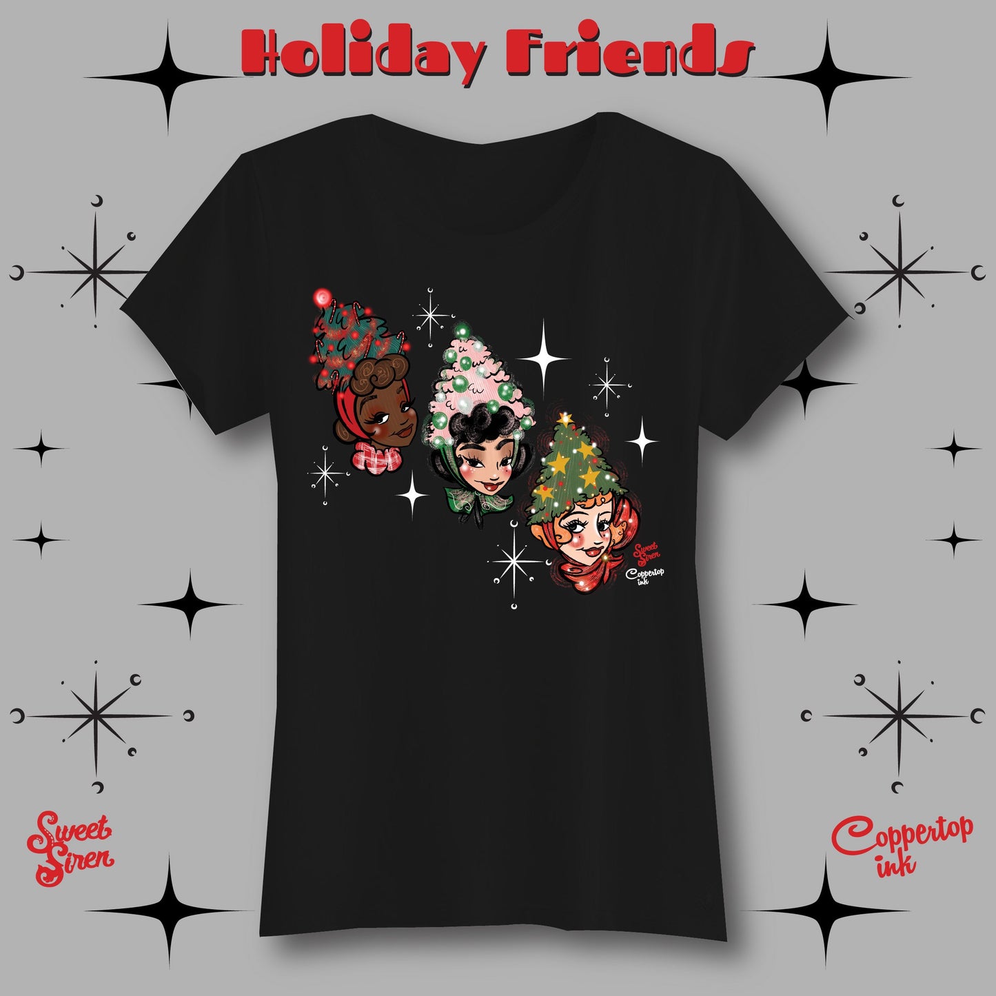 Holiday Friends - Women's Tee