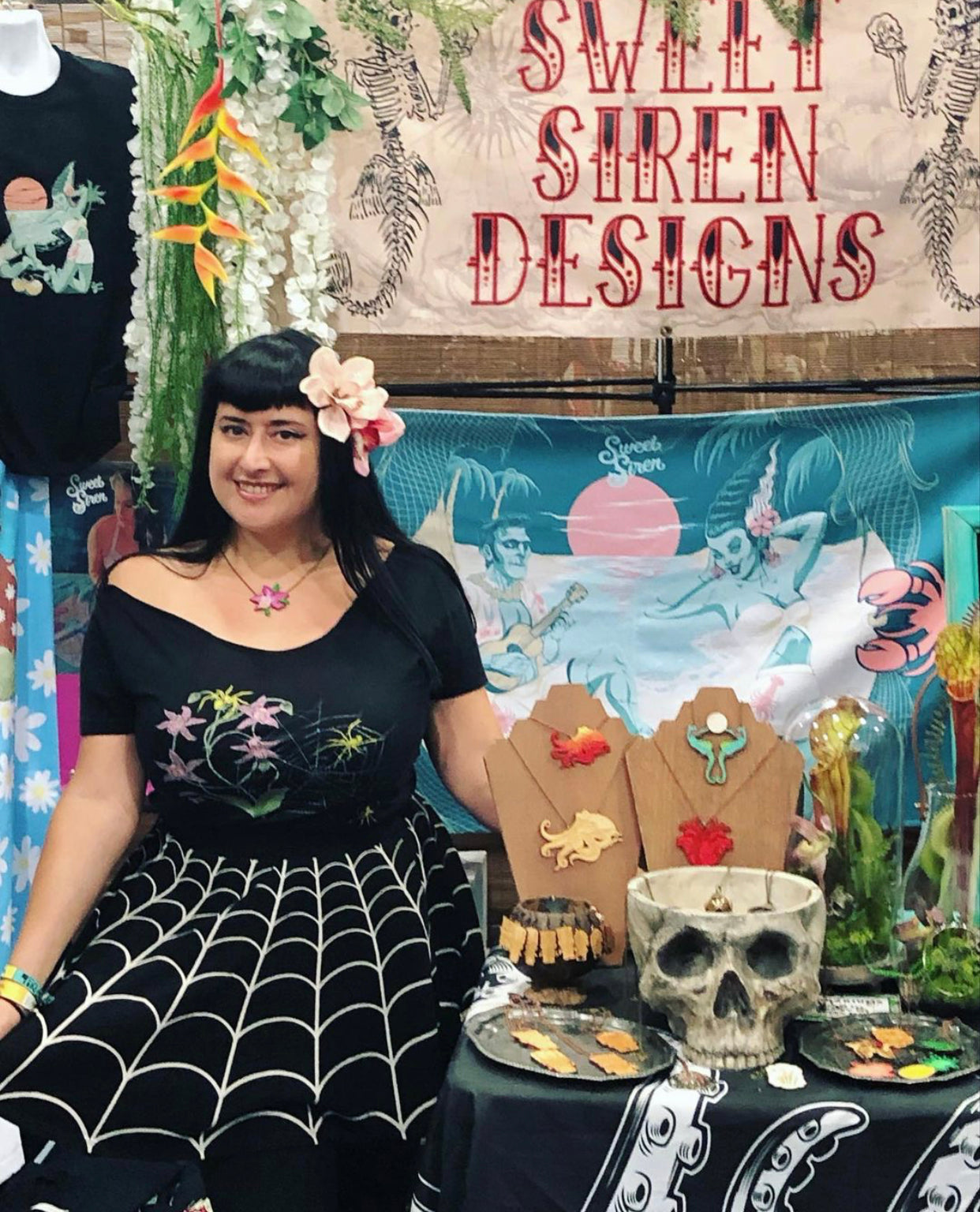 Spiderweb Skater Skirt