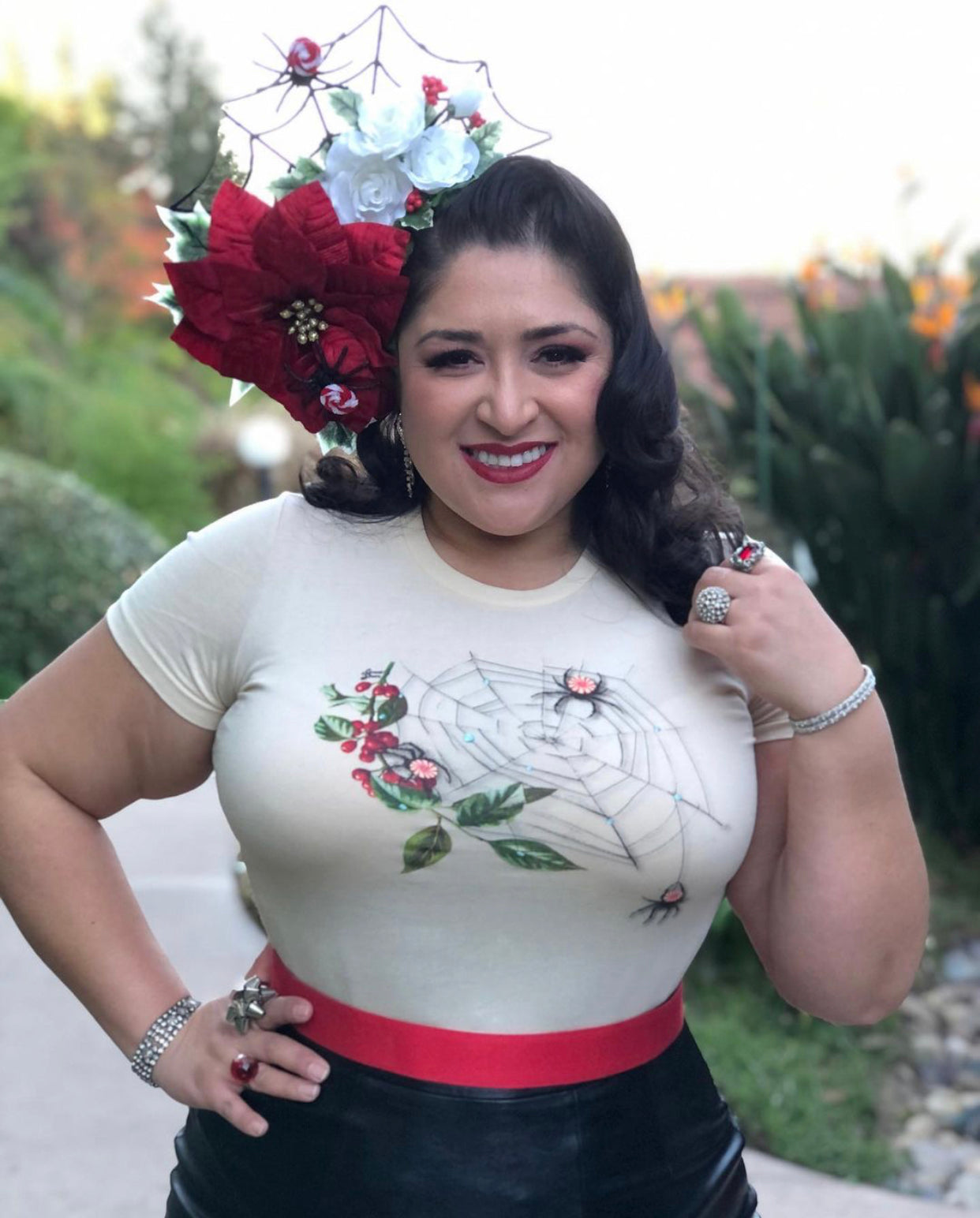 Peppermint Spider Web - Women's Tee