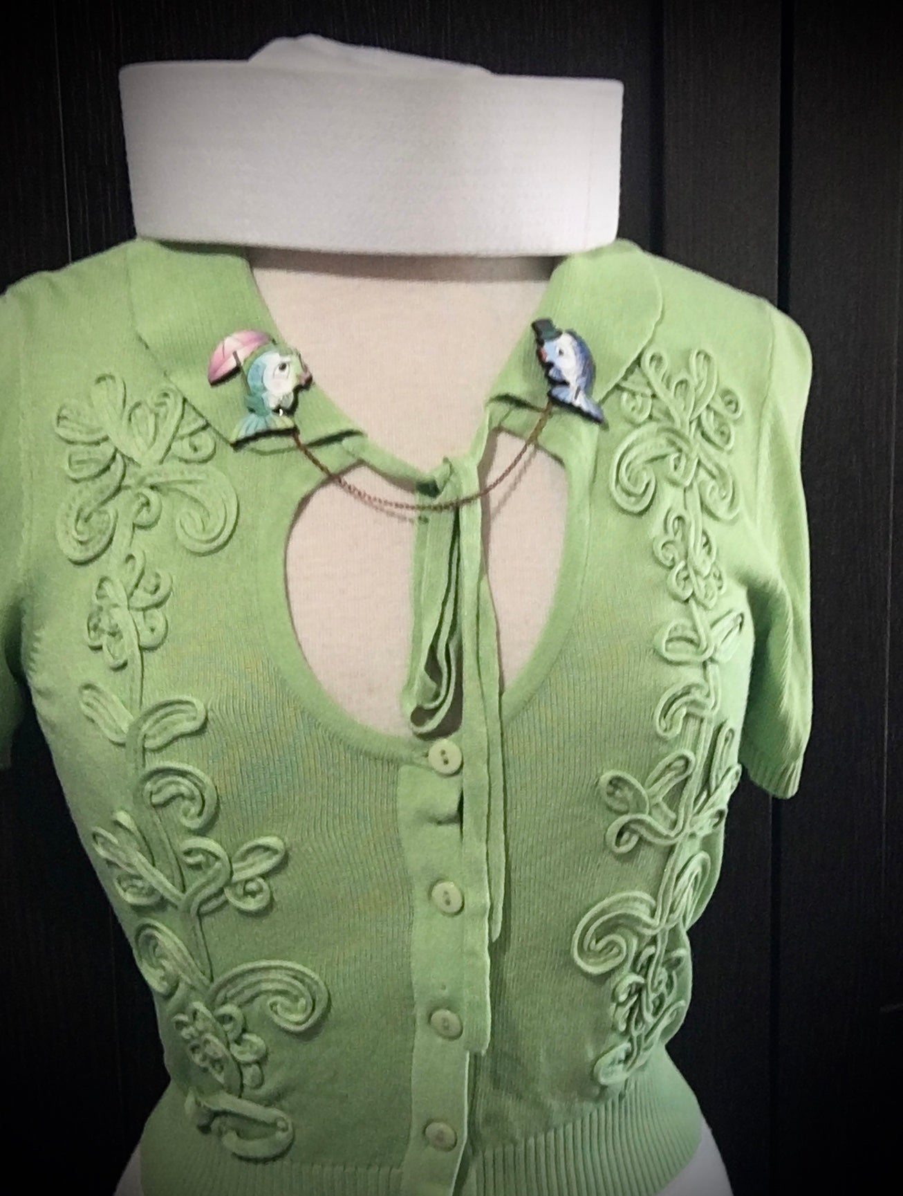 Dapper Fish Collar - Sweater Pin Set