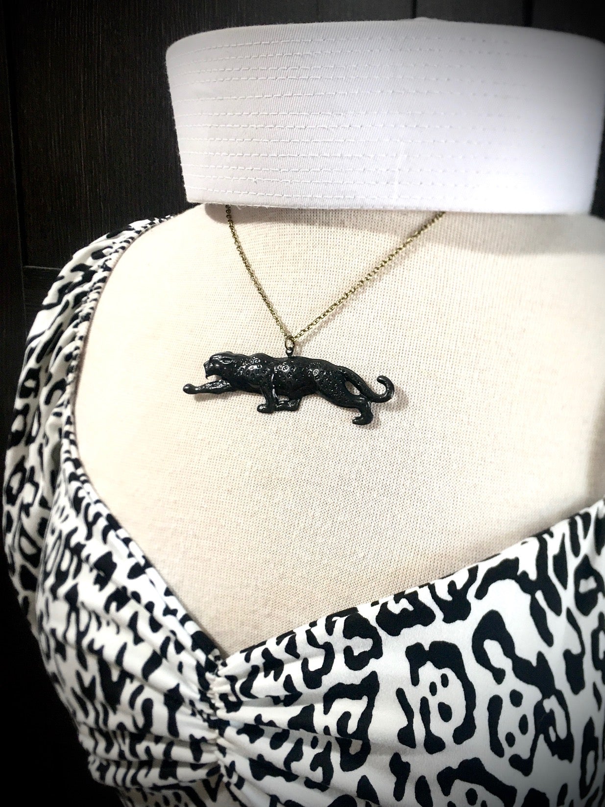 Black Leopard Necklace