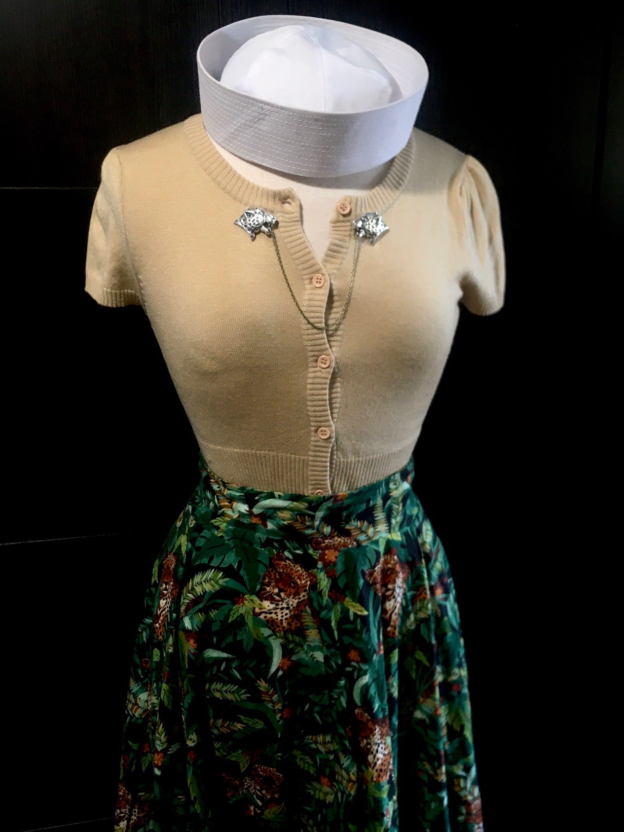 Leopard Collar Pin Set