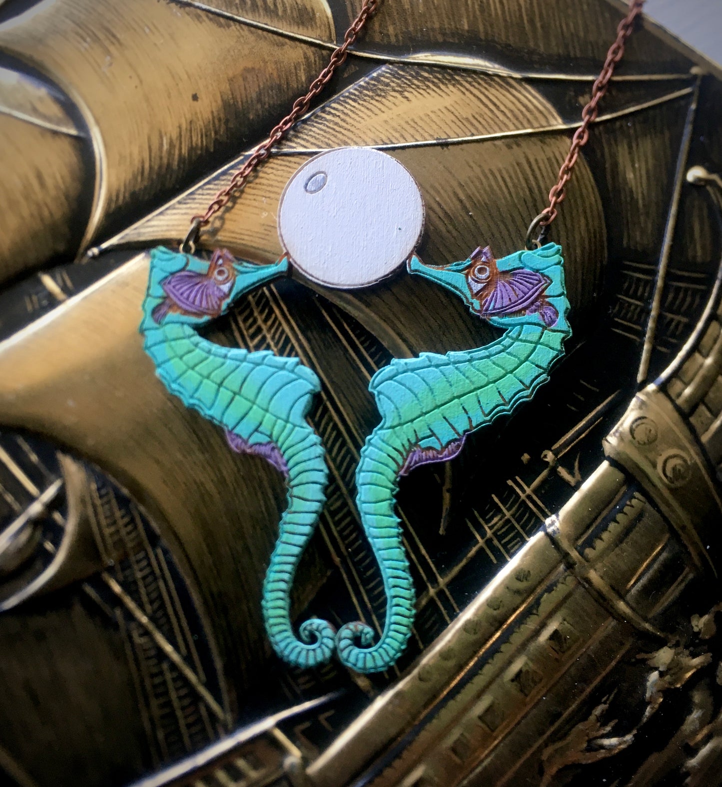Seahorse Necklace - Large
