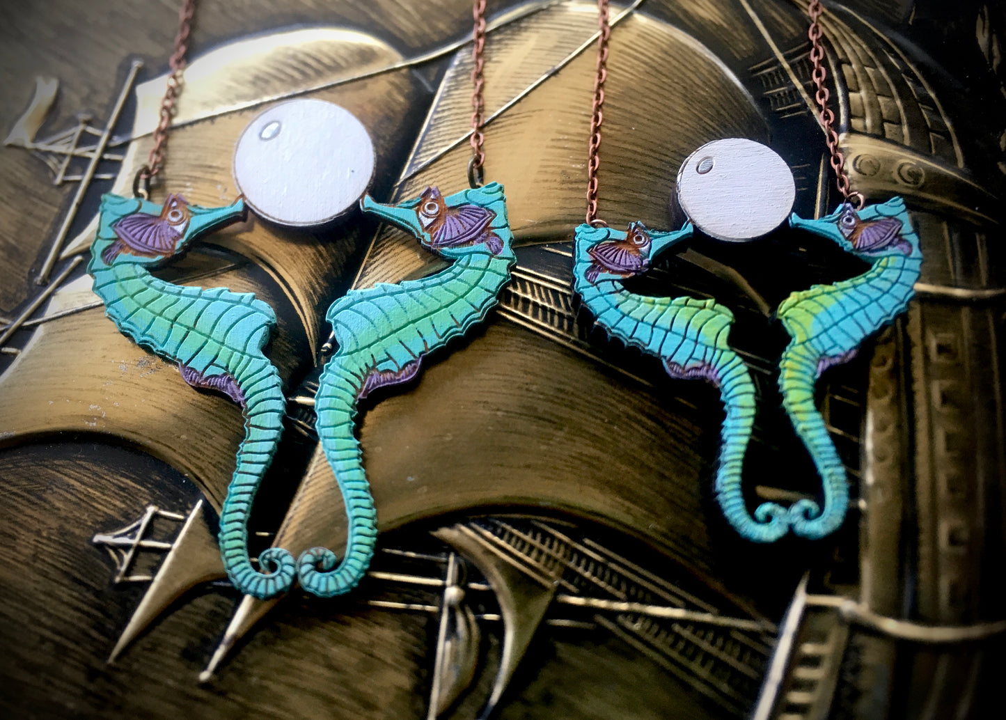 Seahorse Necklace - Large