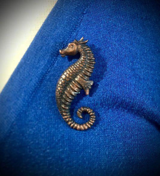 Vintage style Sea Horse Pin