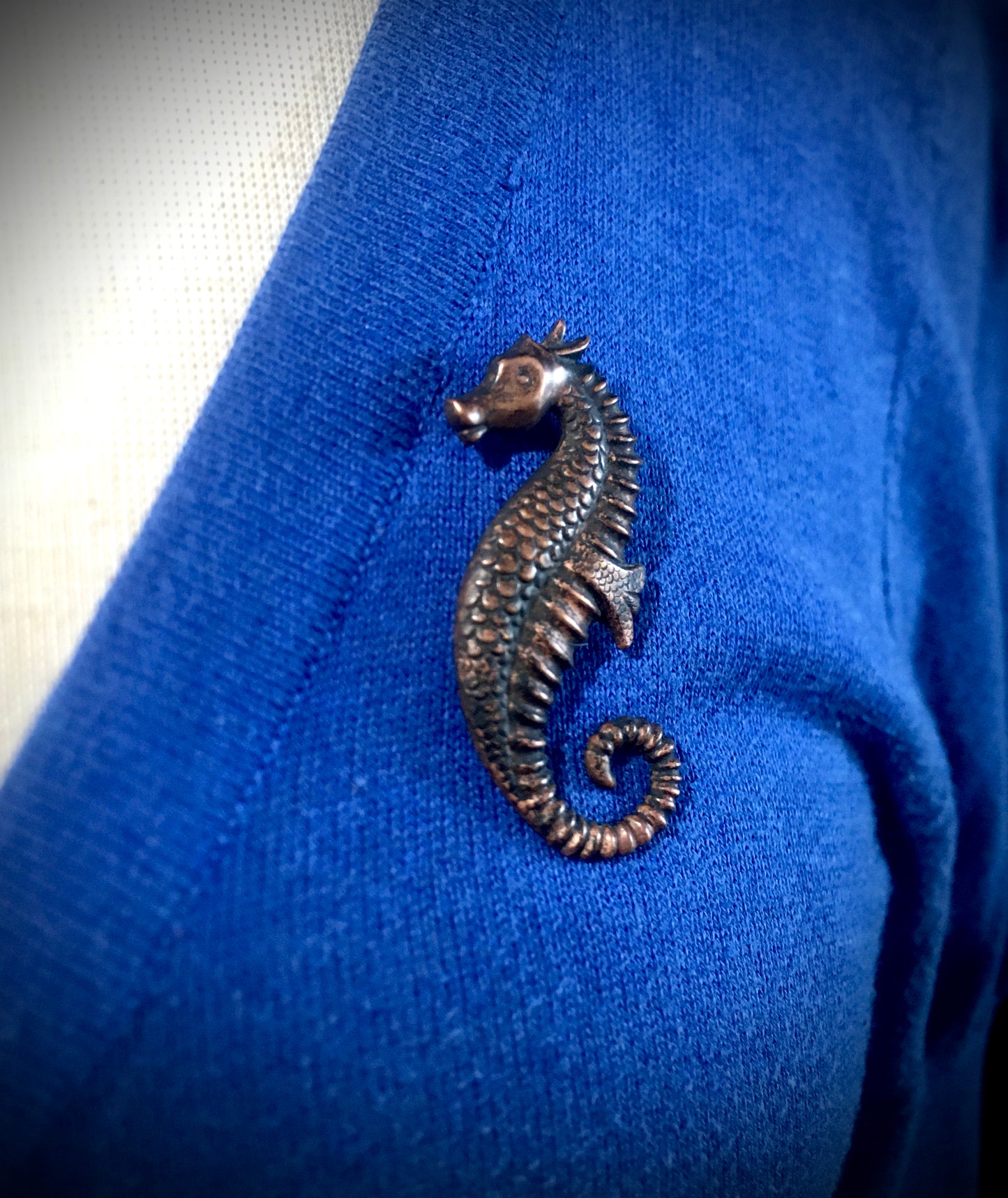 Vintage style Sea Horse Pin