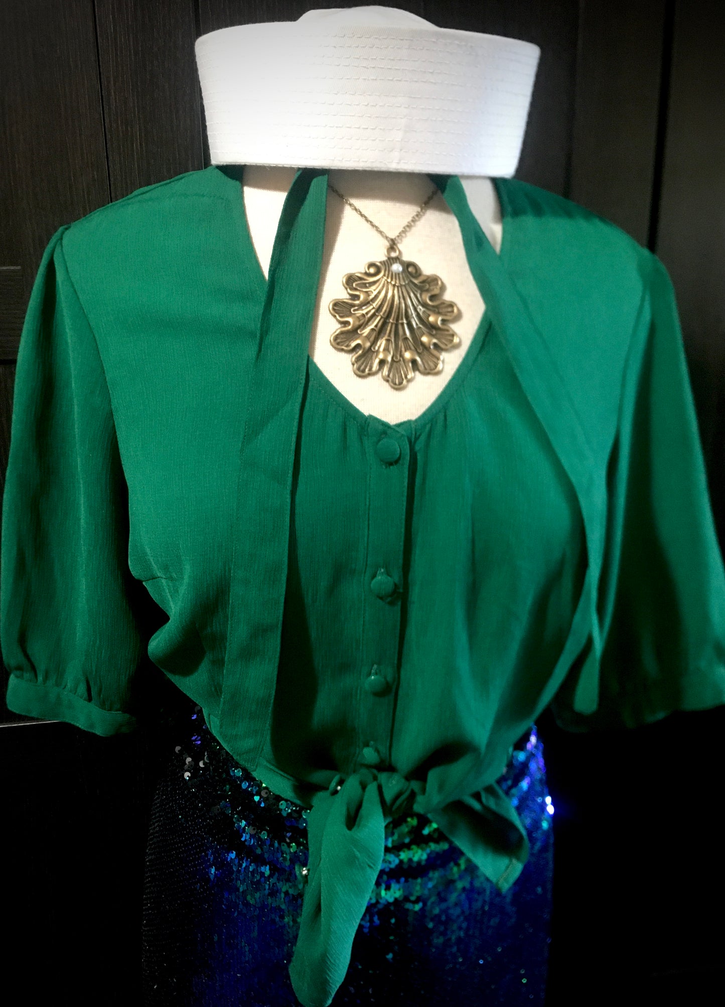 Victorian Sea Shell Necklace