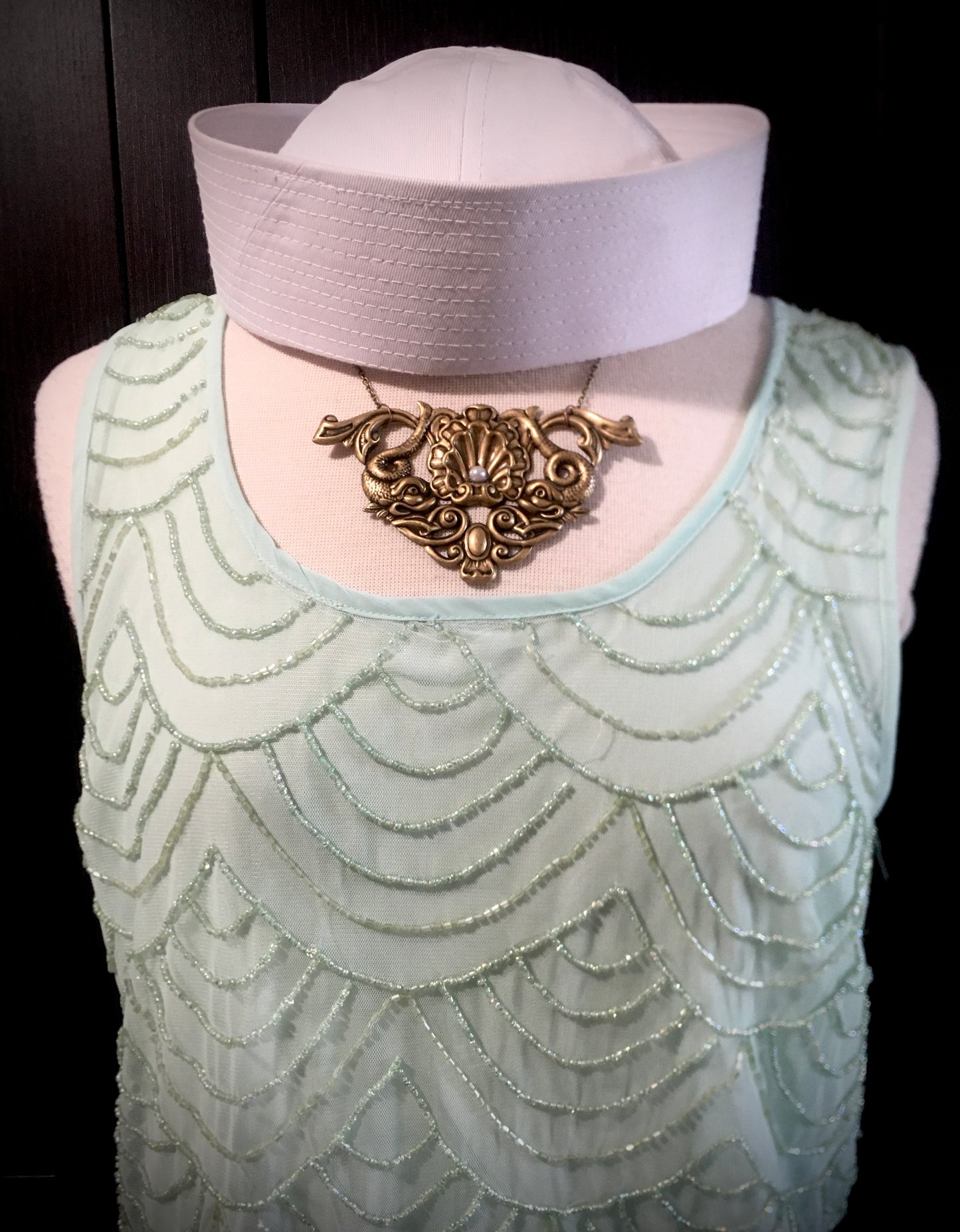 Victorian Sea Monster Necklace
