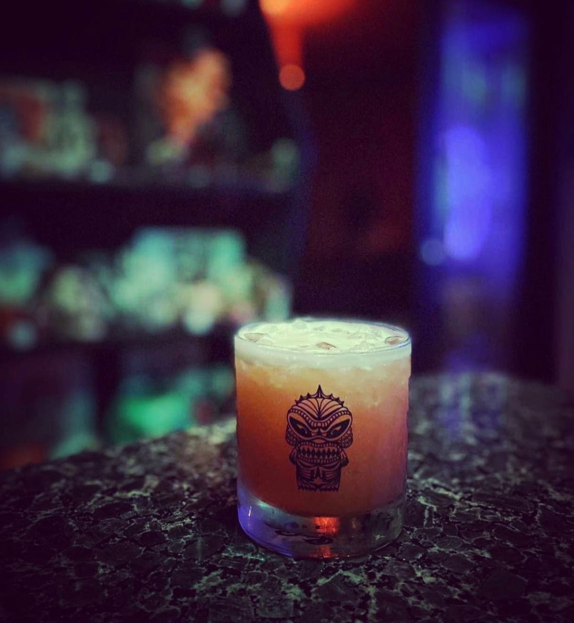 Tiki Monster 11oz Rock Glass