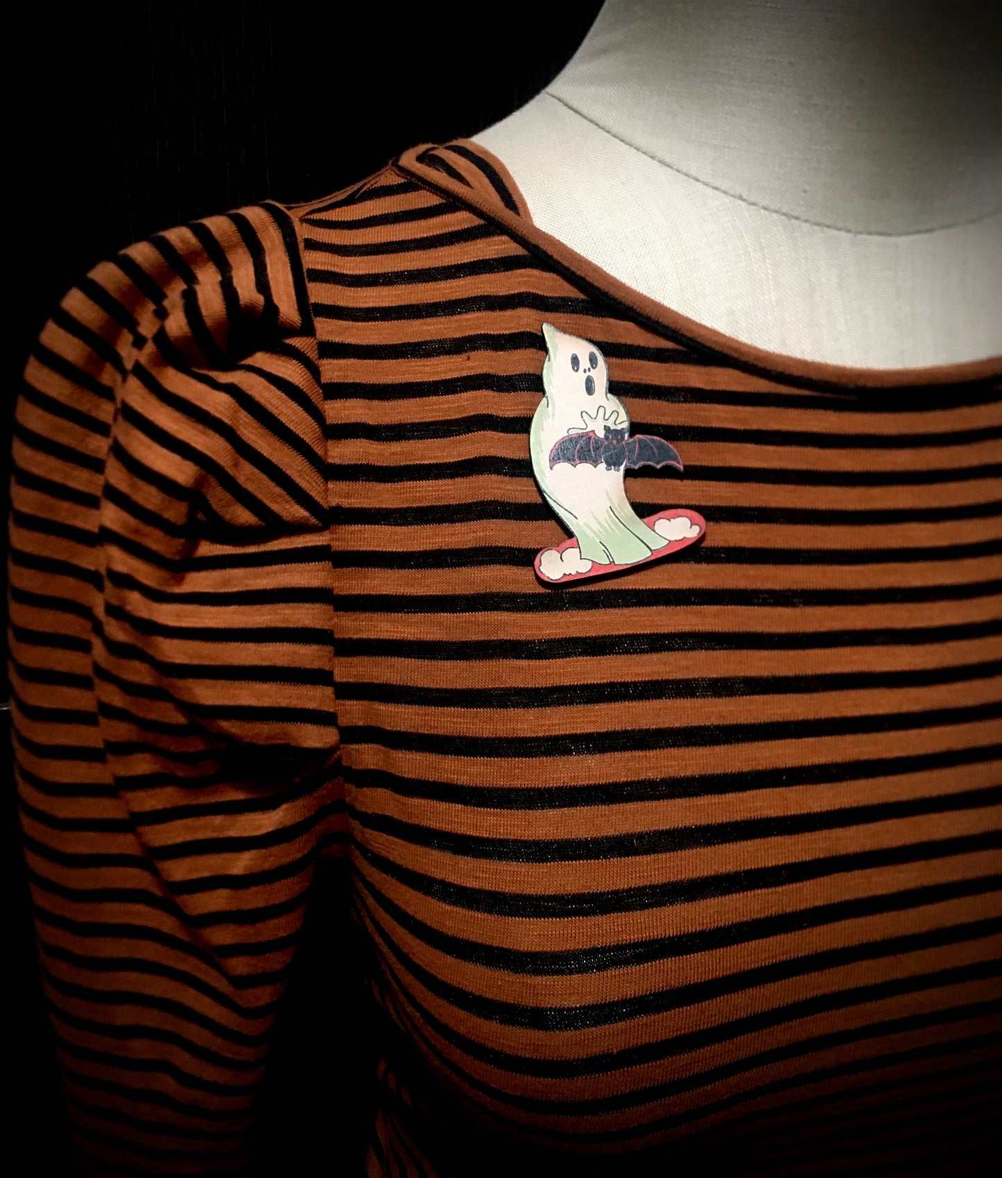 Ghost with Bat - PIN