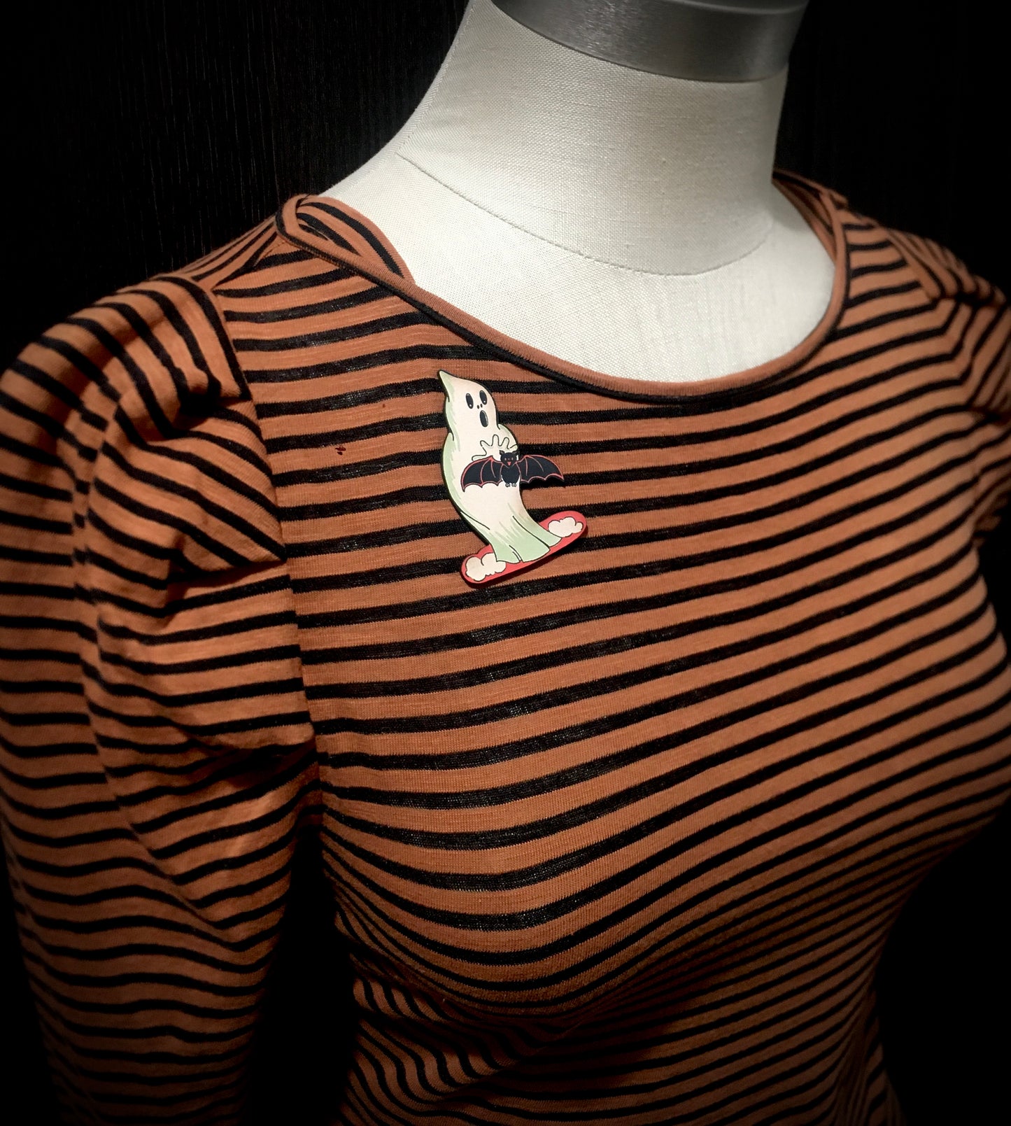 Ghost with Bat - PIN