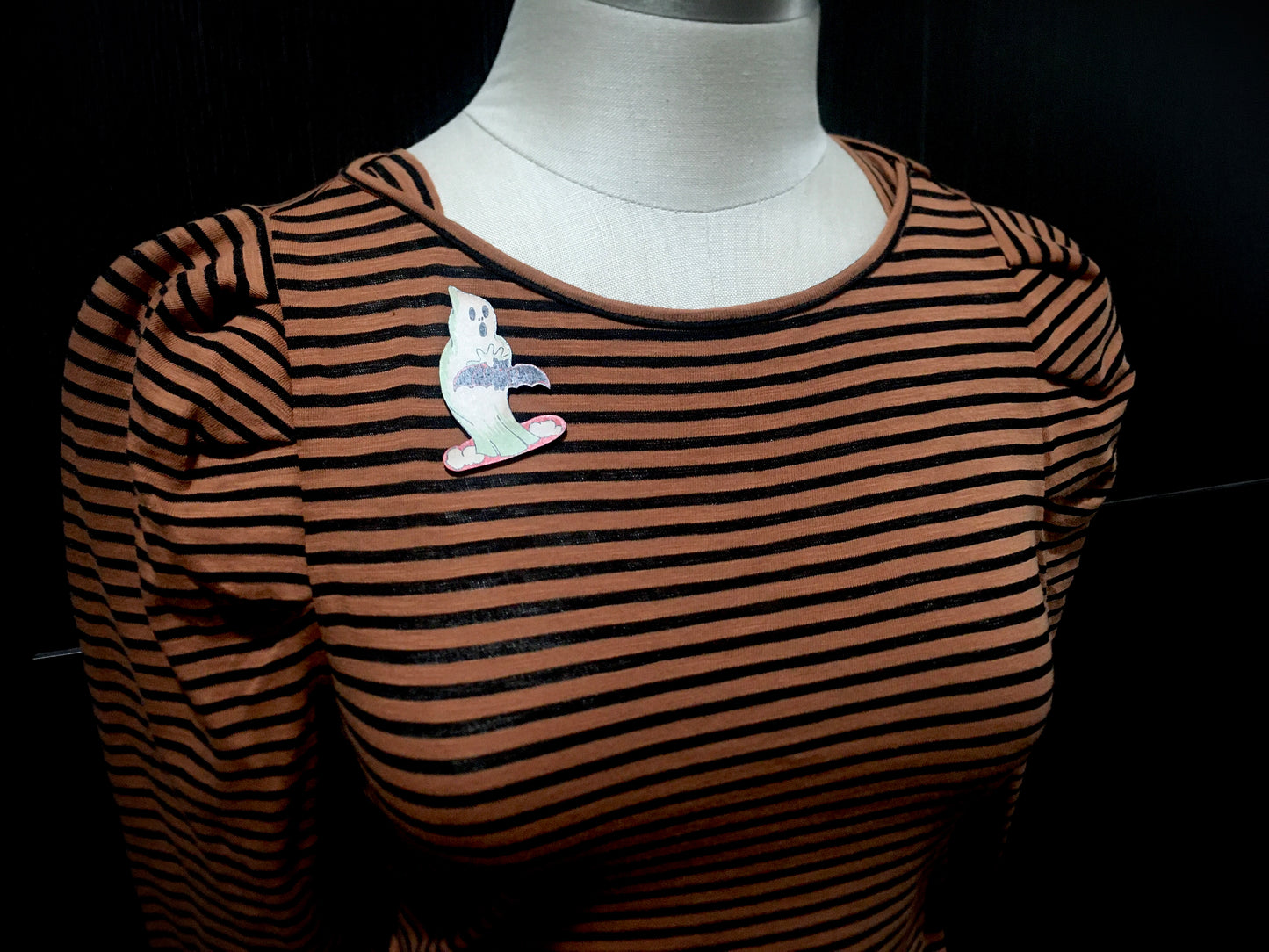 Ghost with Bat - PIN