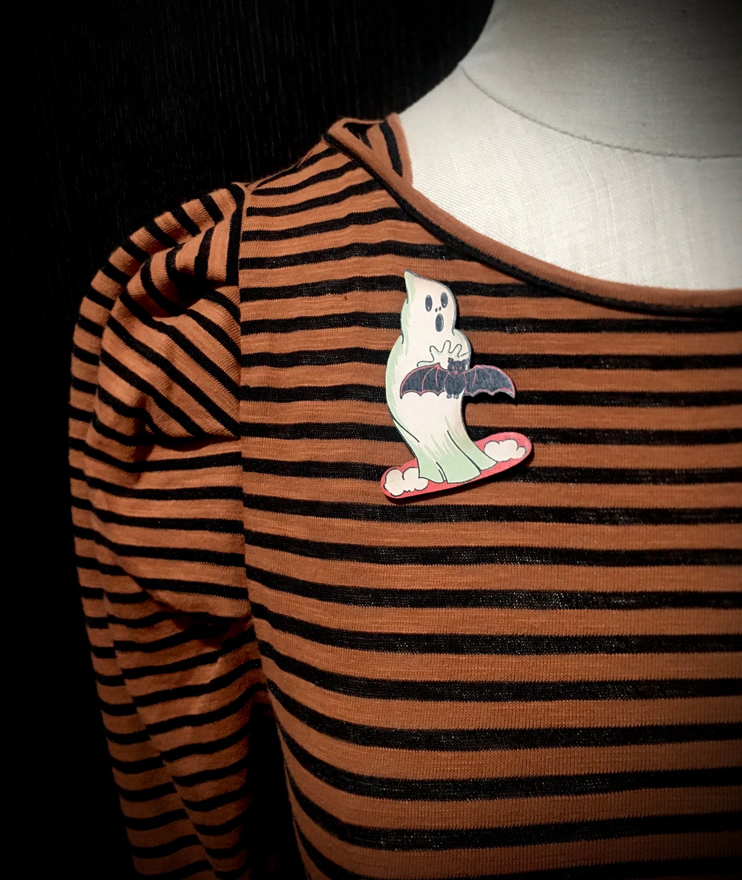 Ghost with Bat - PIN