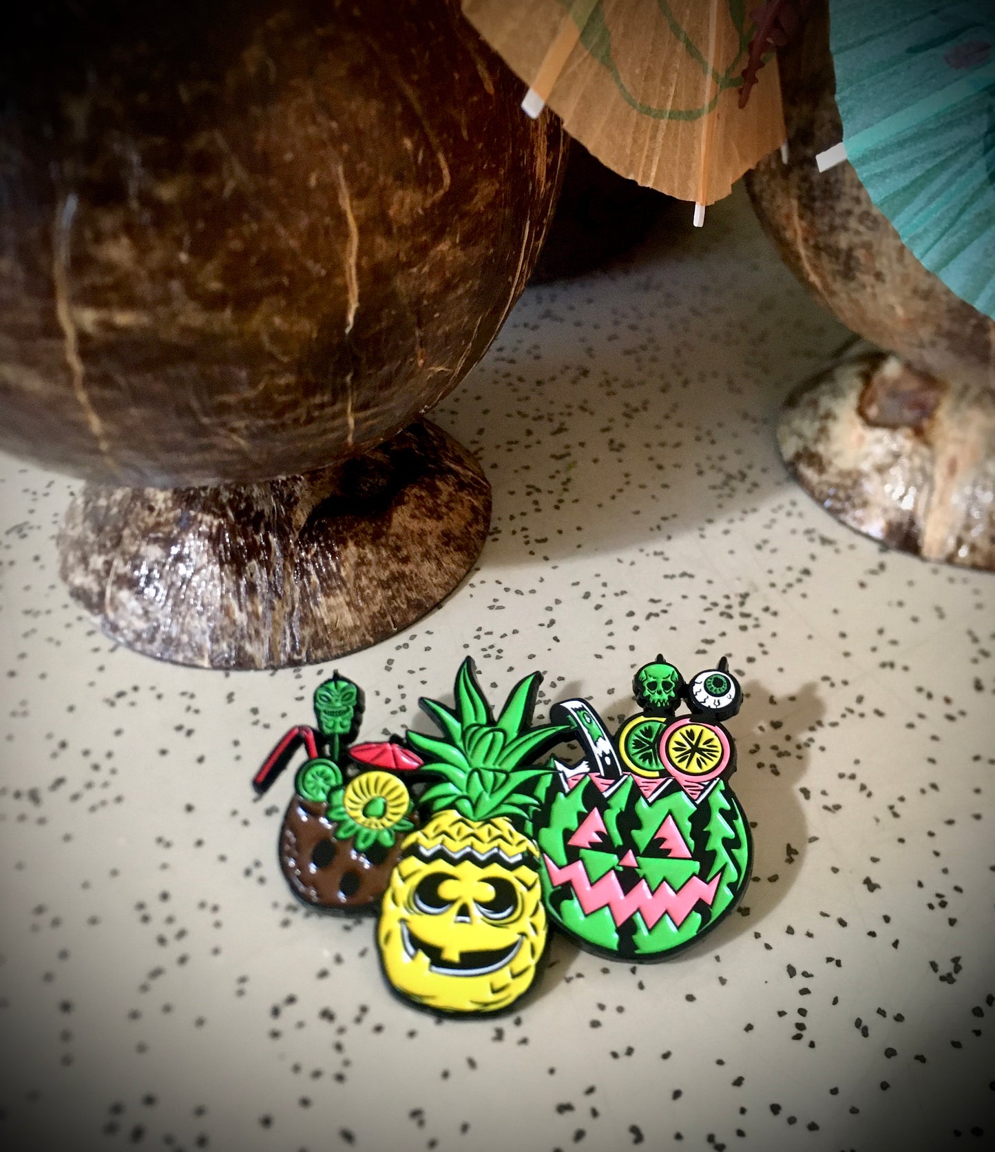 SummerWeen Tiki - Enamel PIN