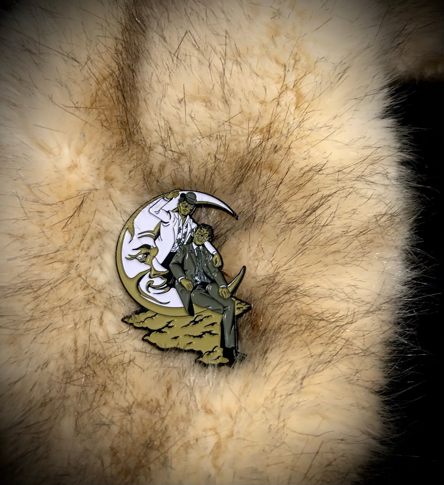 Queens of the Night - Werewolf Partners Enamel Pin