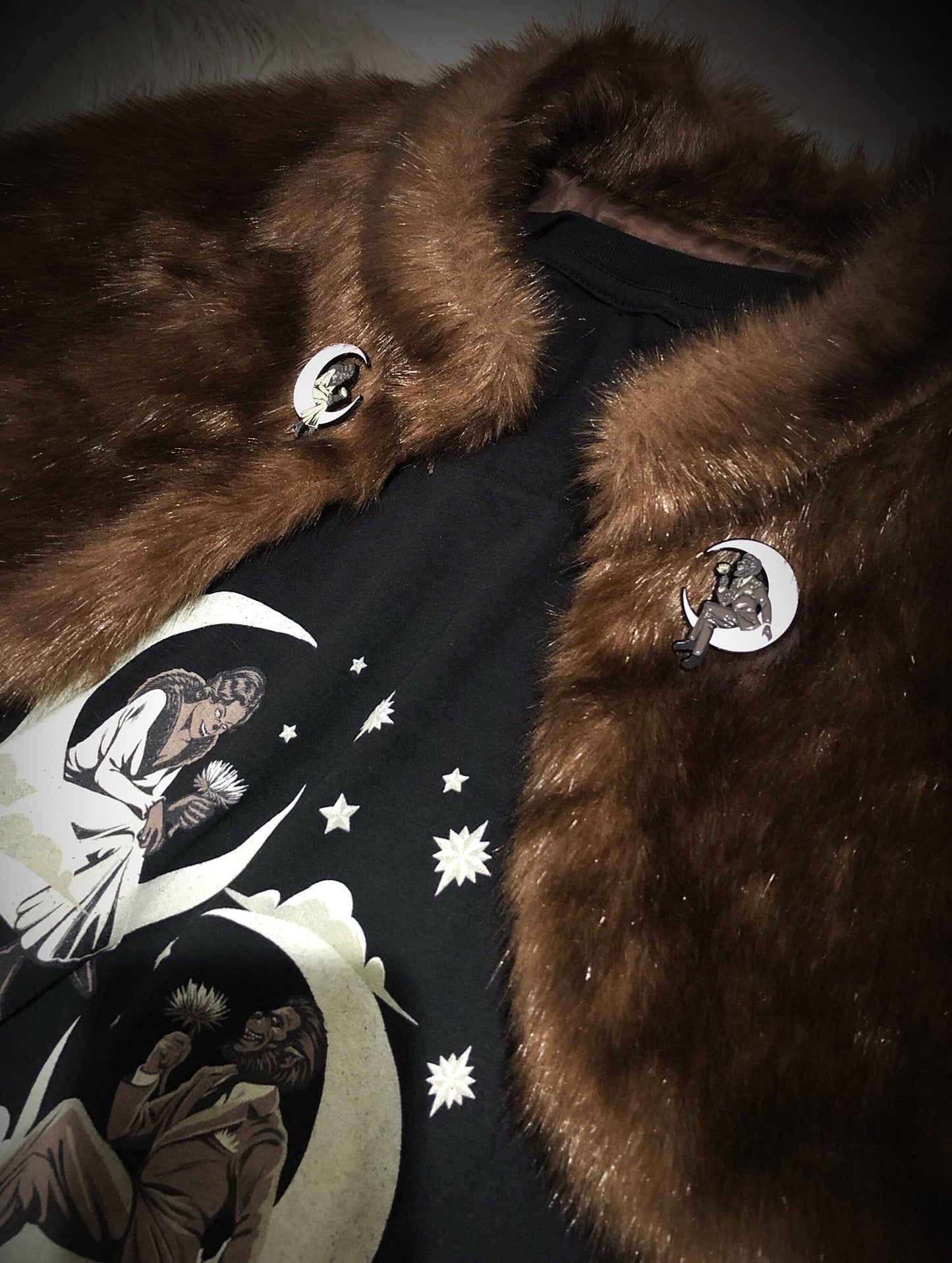 Queen of the Night - Werewolf Enamel Pin SET
