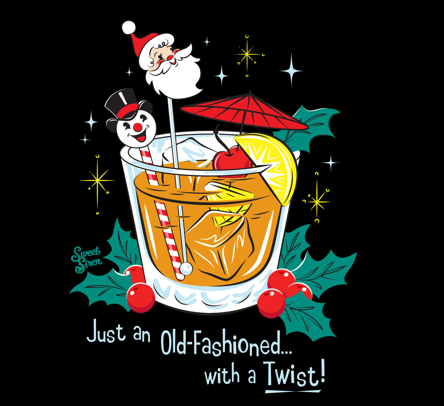 Old Fashioned with a Twist - Basic Tote - Black