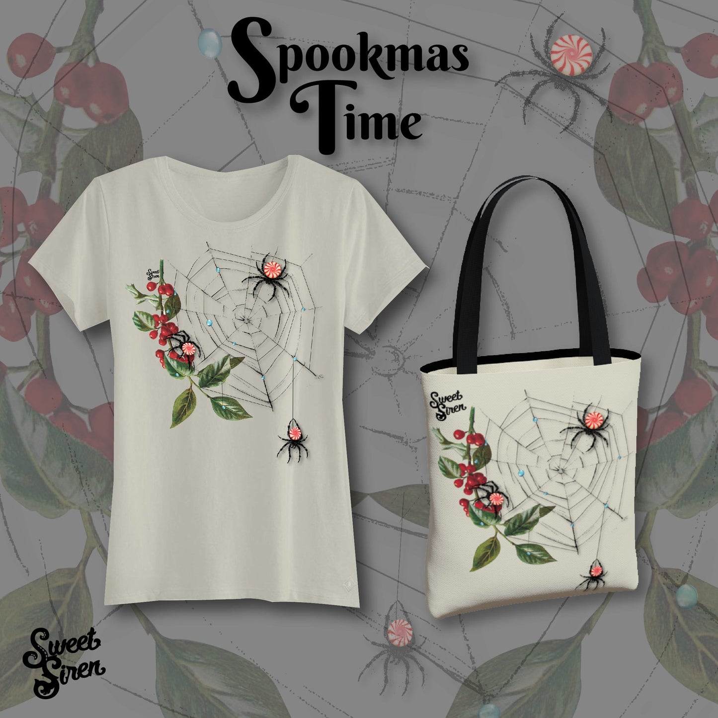 Peppermint Spider Web - Women's Tee