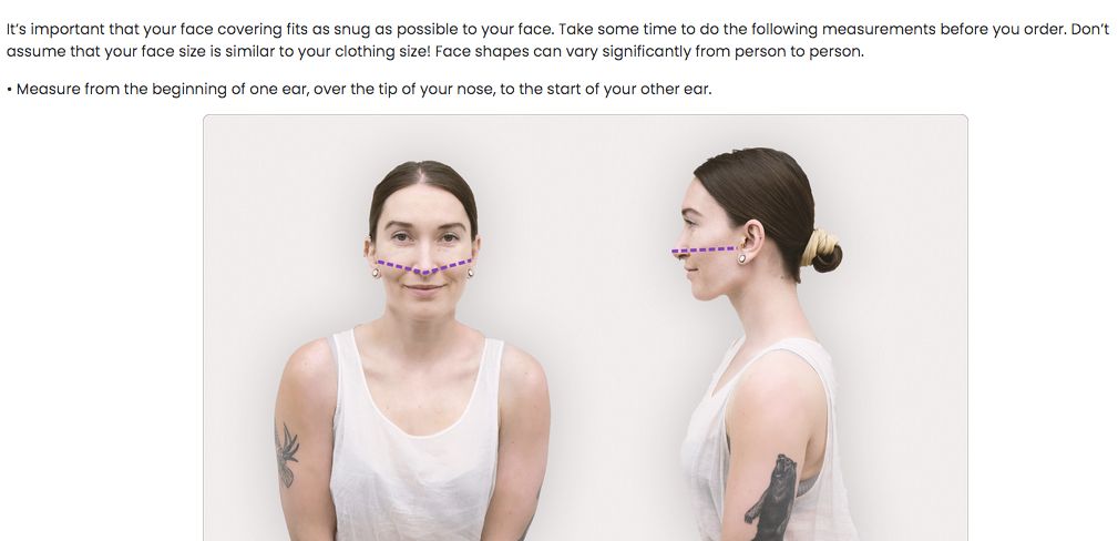 Clam Shell - Non Medical Face Covering