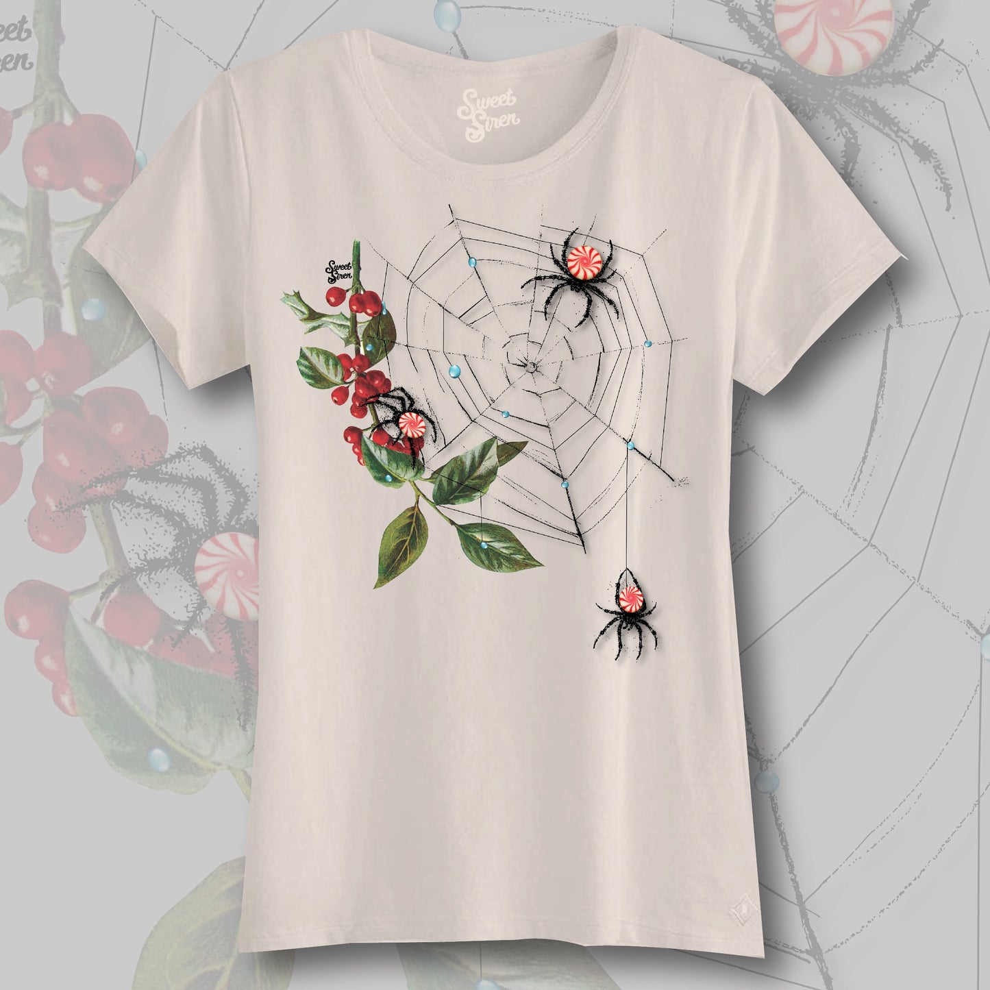 Peppermint Spider Web - Women's Tee