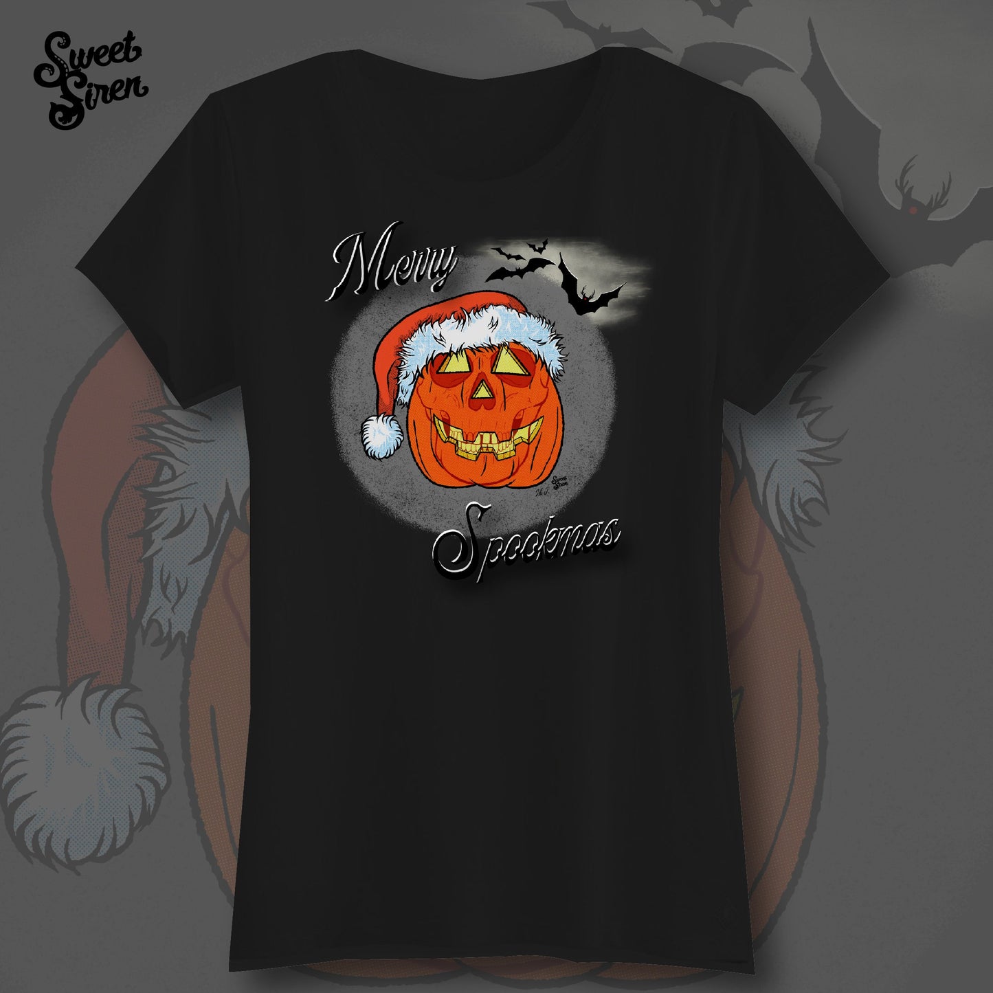 Merry Spookmas Pumpkin - Women's Tee
