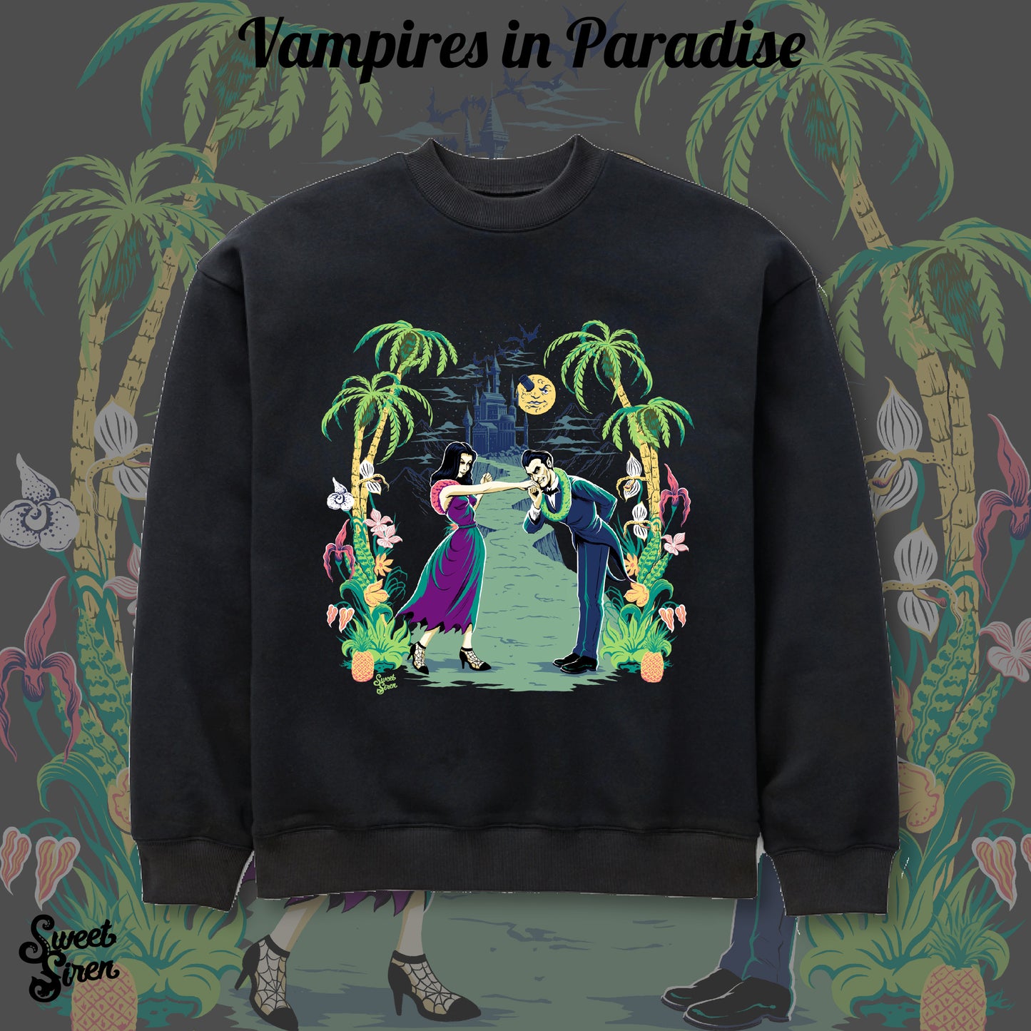 Vampires in Paradise - Unisex Crewneck Sweatshirt