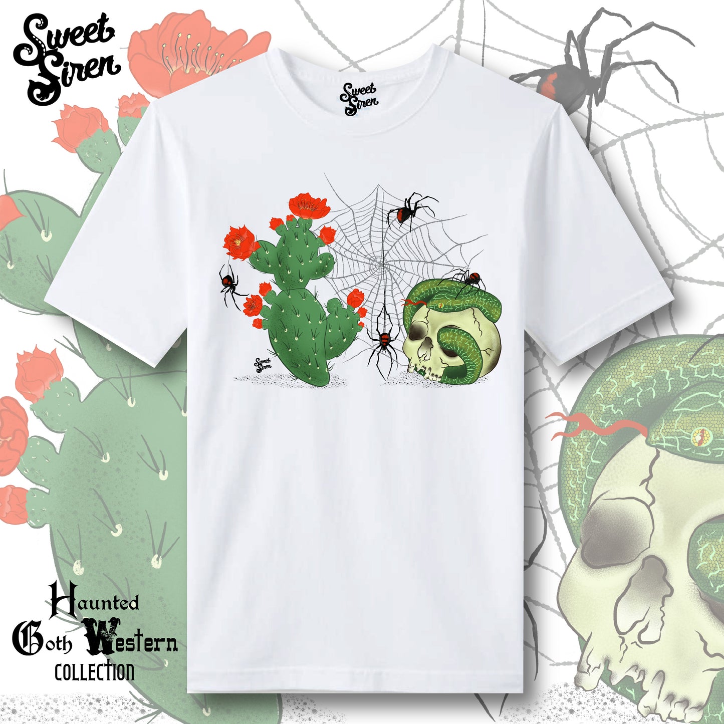 Goth Western Spiderweb - Unisex Tee