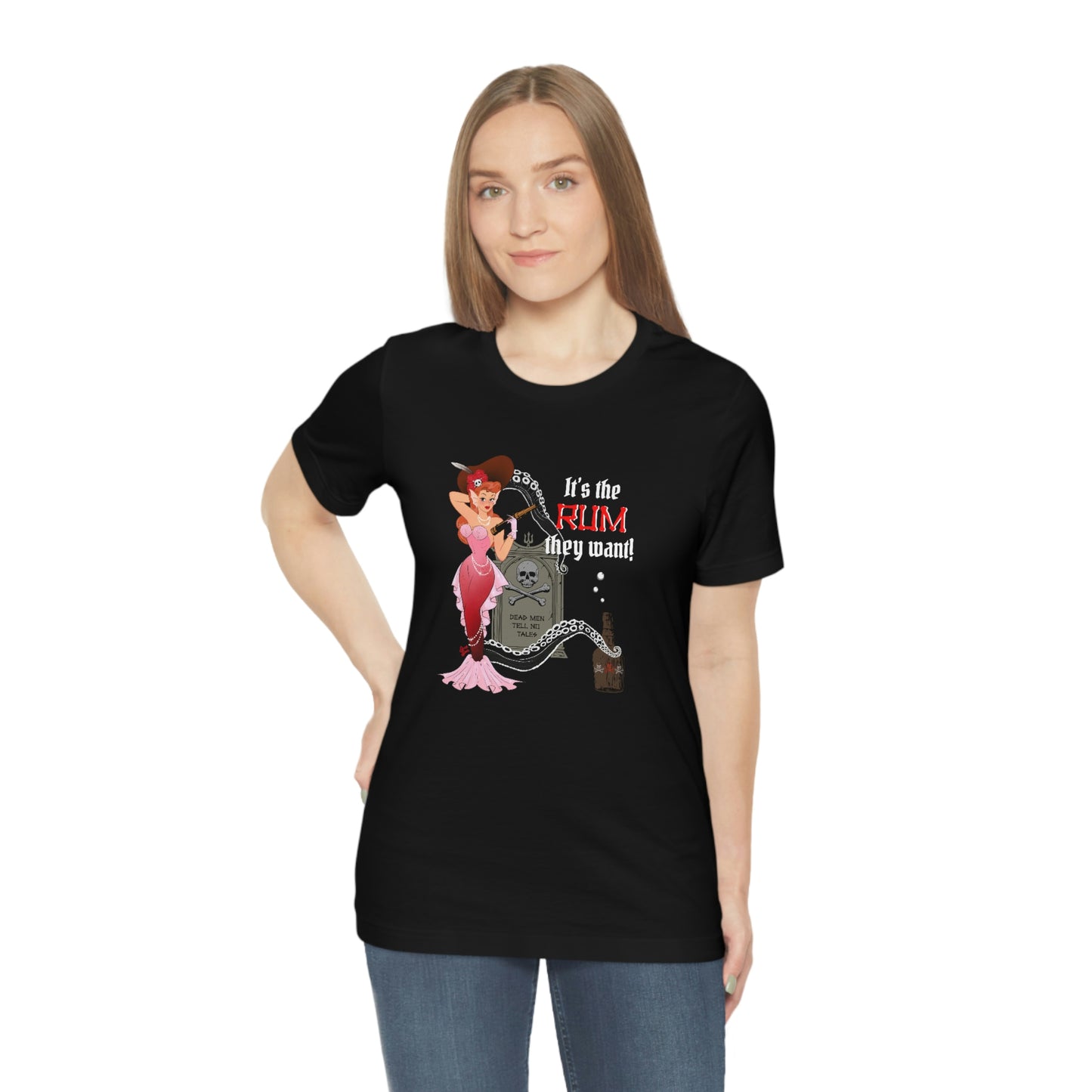 Red Headed Pirate Mermaid - Unisex Tee