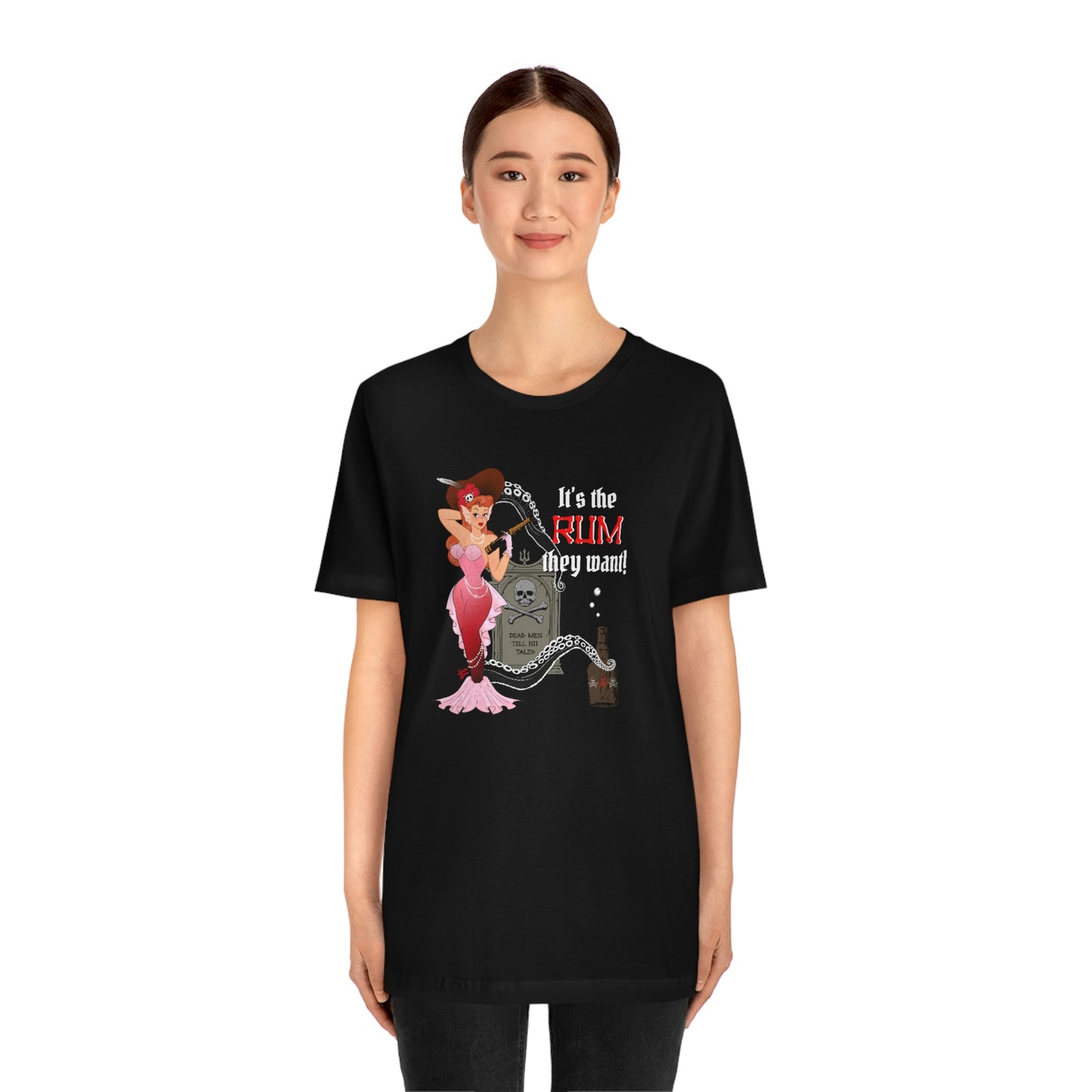 Red Headed Pirate Mermaid - Unisex Tee
