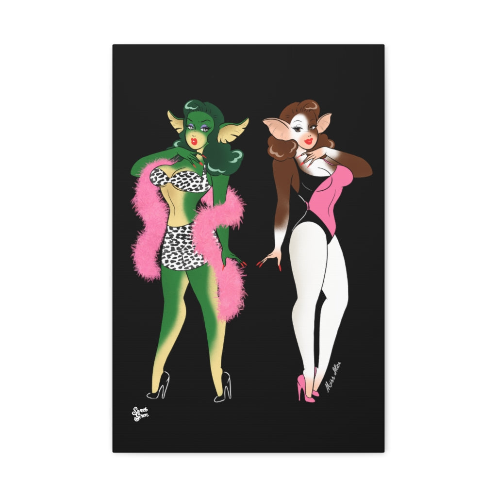 Gremlin Babes - Canvas Print